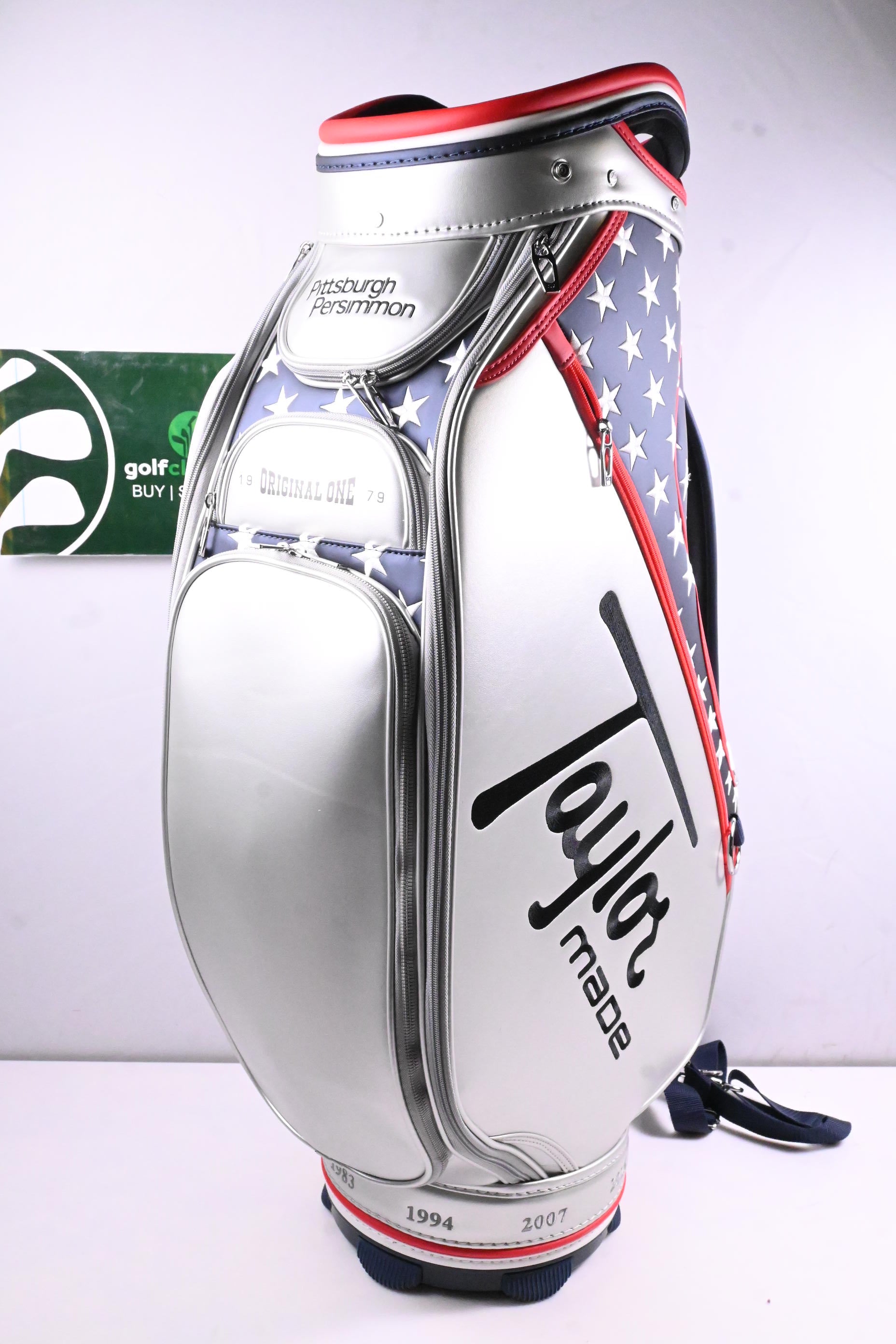 Taylormade 2025 US Open Tour Bag / 6-Way Divider / Silver, Red &amp; Blue