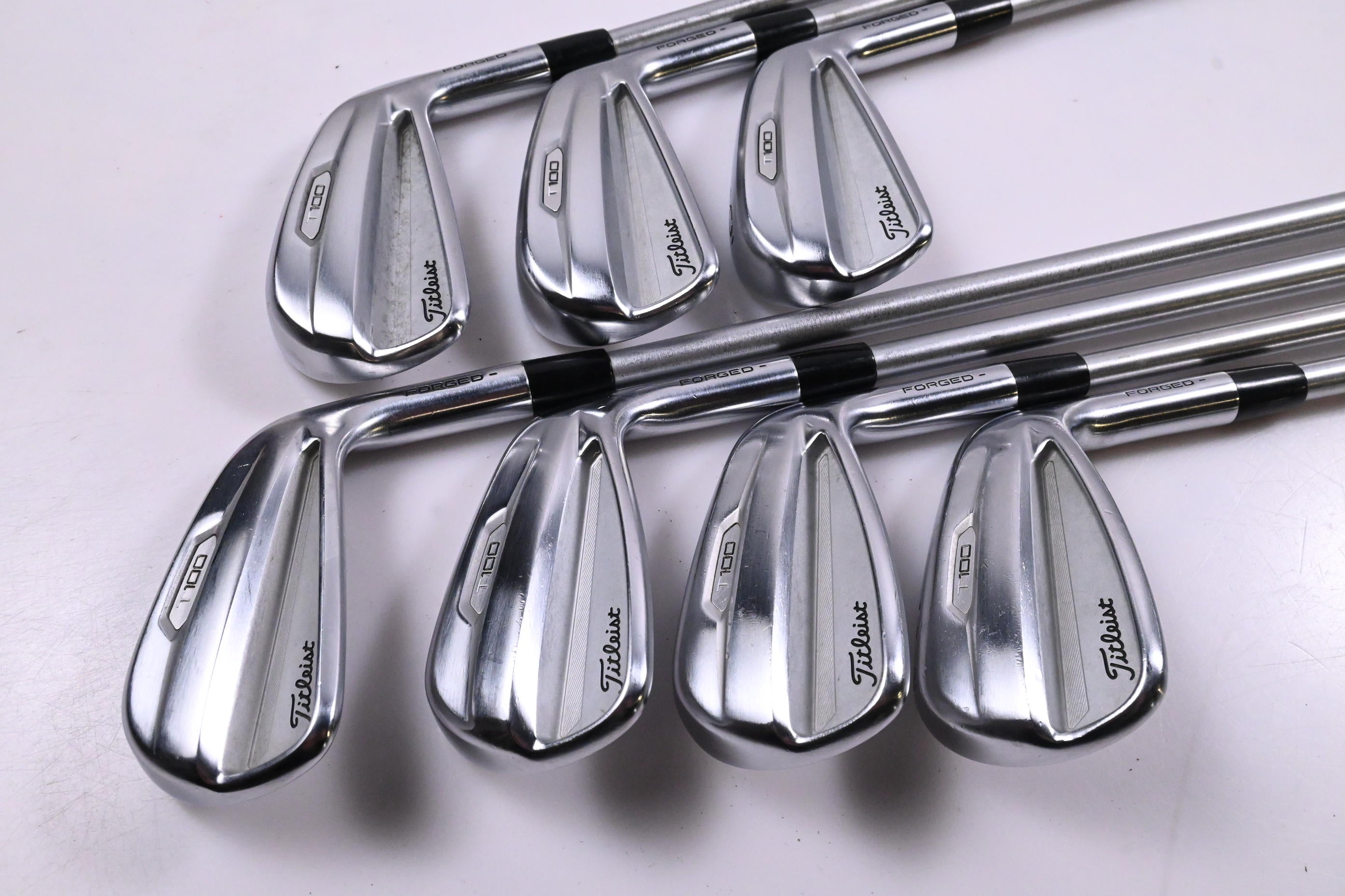 Titleist T100 2021 Irons / 4-PW / Stiff Flex KBS Tour C-Taper Lite 110 Shafts