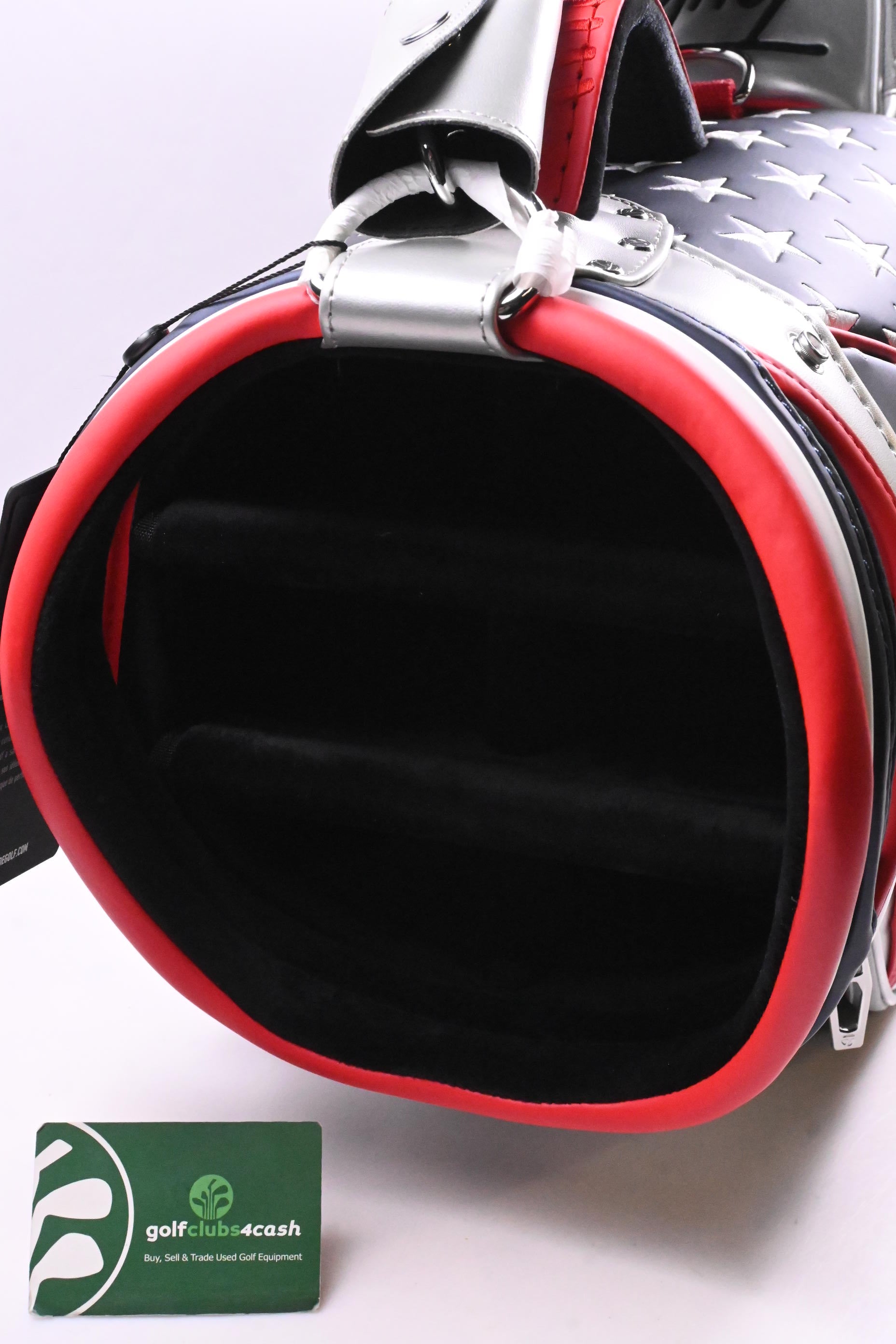 Taylormade 2025 US Open Tour Bag / 6-Way Divider / Silver, Red &amp; Blue