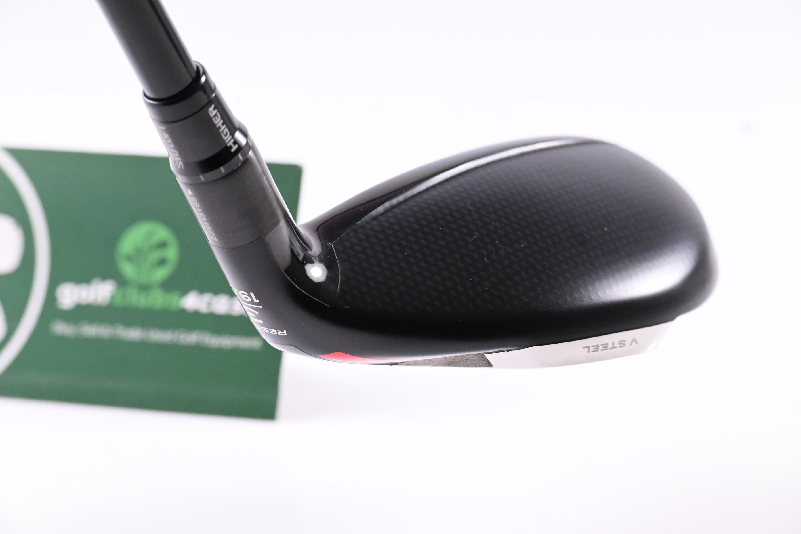 Taylormade Stealth Plus #3 Hybrid / 19.5 Degree / Stiff Flex Hzrdus Smoke Red