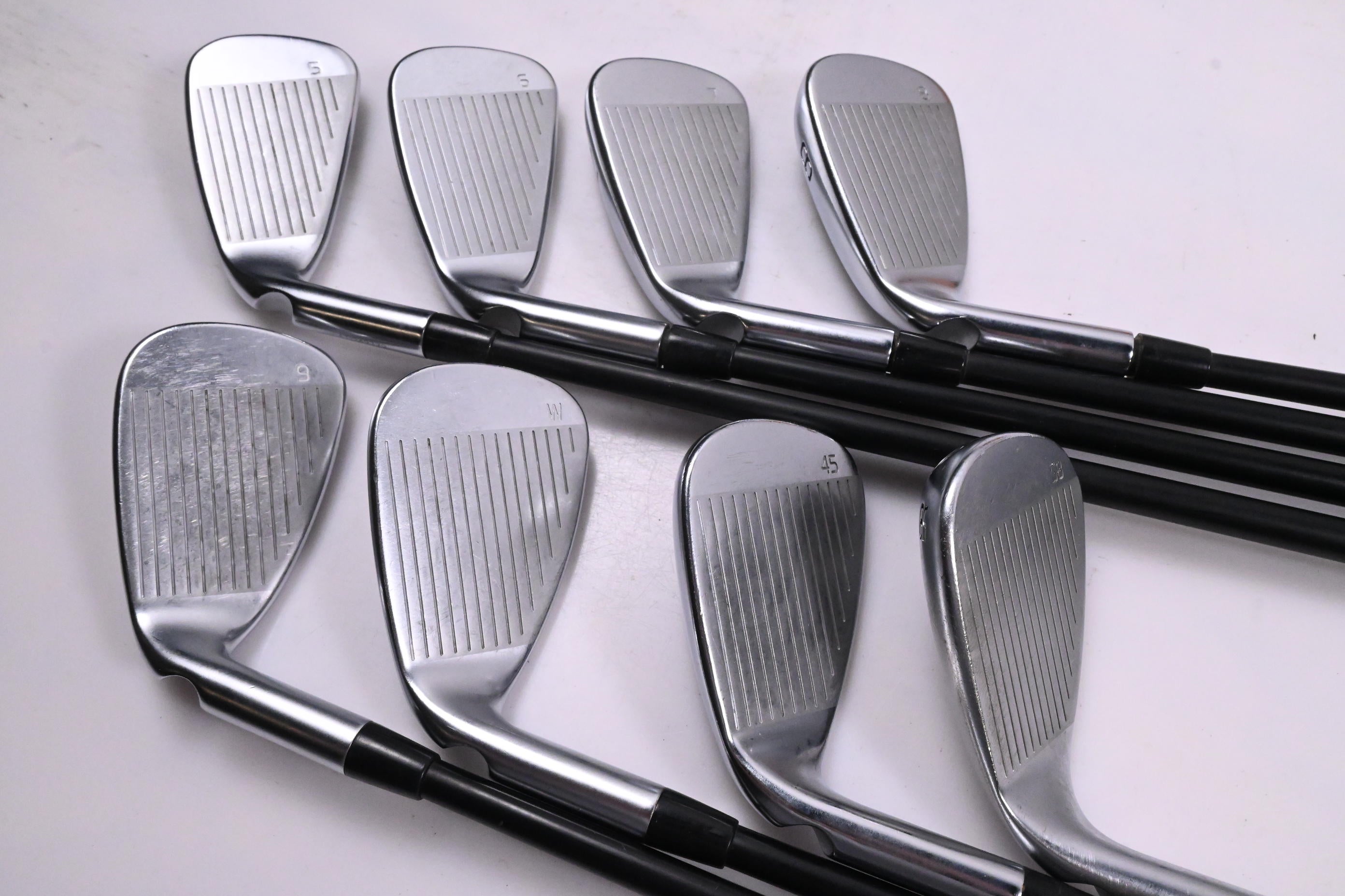 Ping G430 Irons / 5-PW+45°+58° / Orange Dot / Regular Flex Ping Alta CB Black