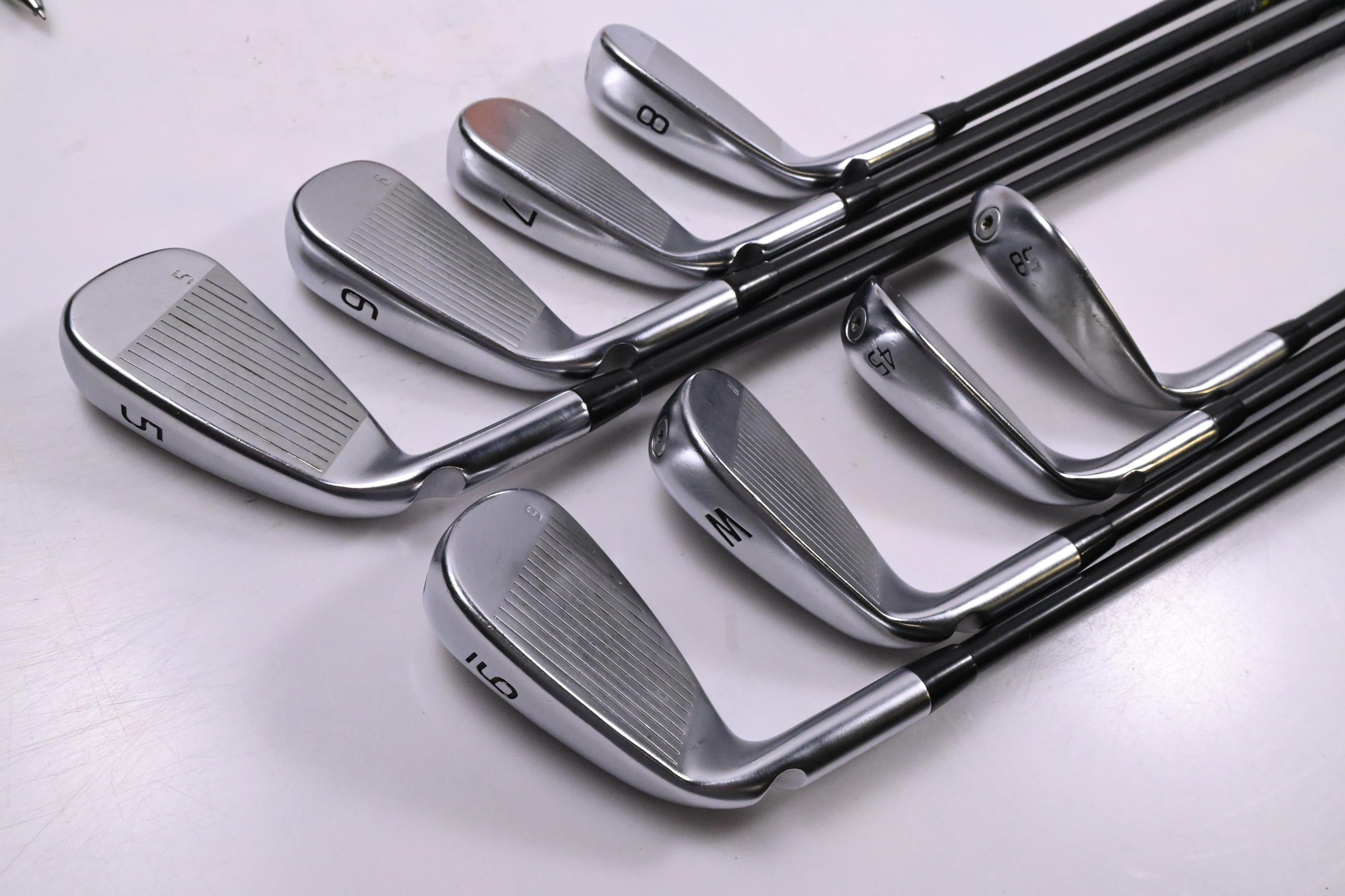 Ping G430 Irons / 5-PW+45°+58° / Orange Dot / Regular Flex Ping Alta CB Black