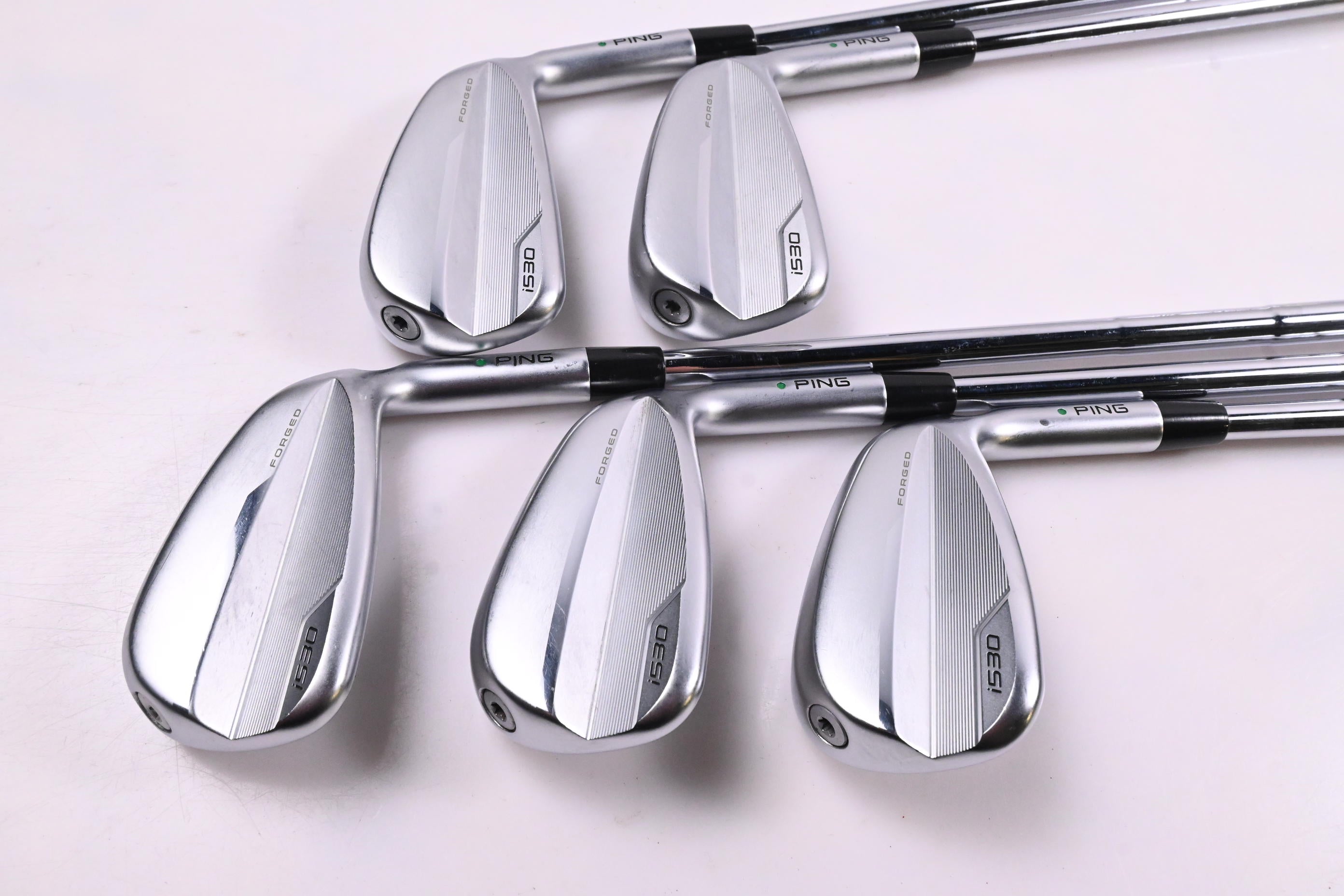Ping i530 Irons / 6-PW / Green Dot / X-Flex True Temper Dynamic Gold 120 X100