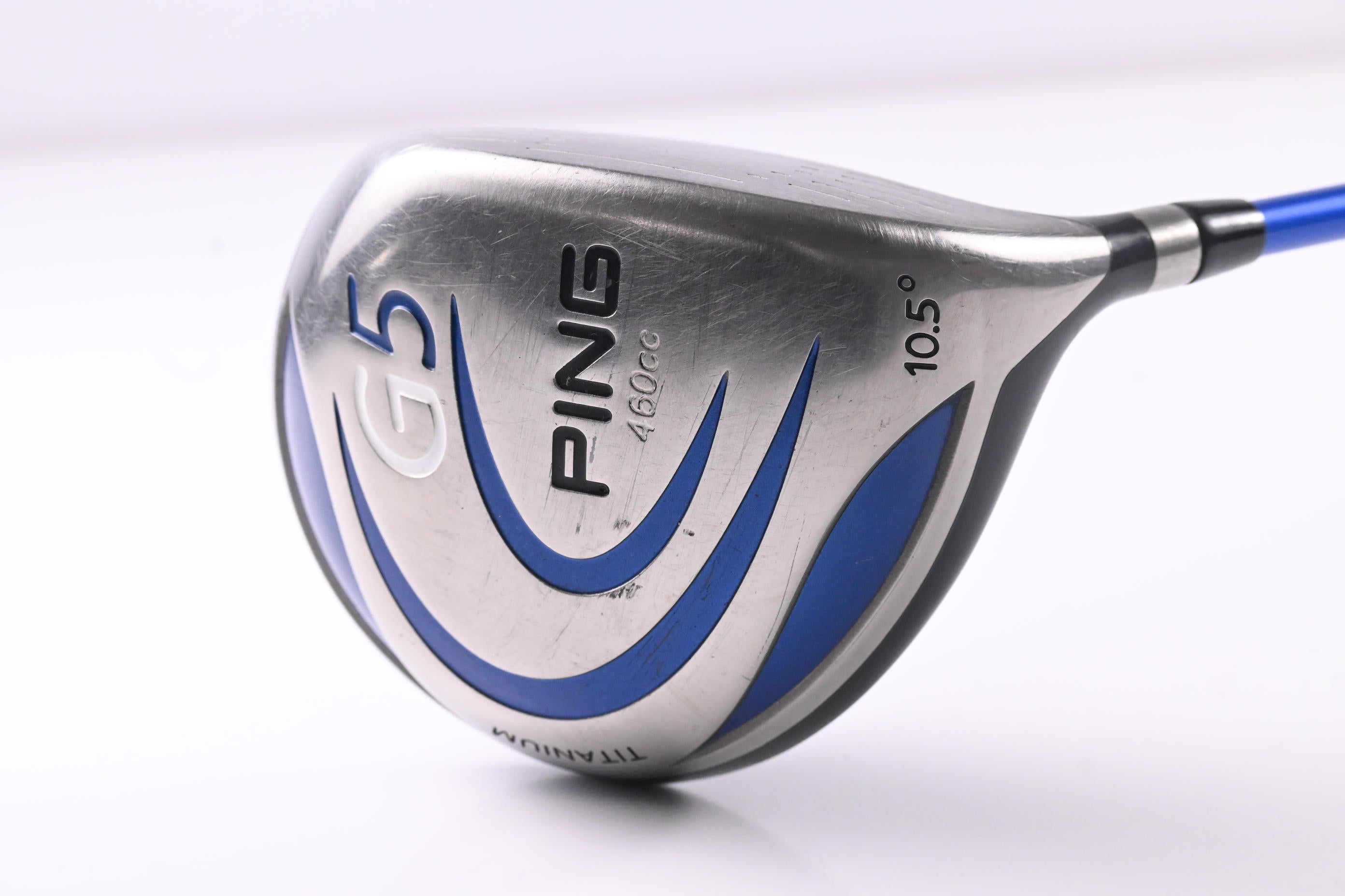 Ping G5 Driver / 10.5 Degree / Stiff Flex Grafalloy Prolaunch Blue 65 Shaft