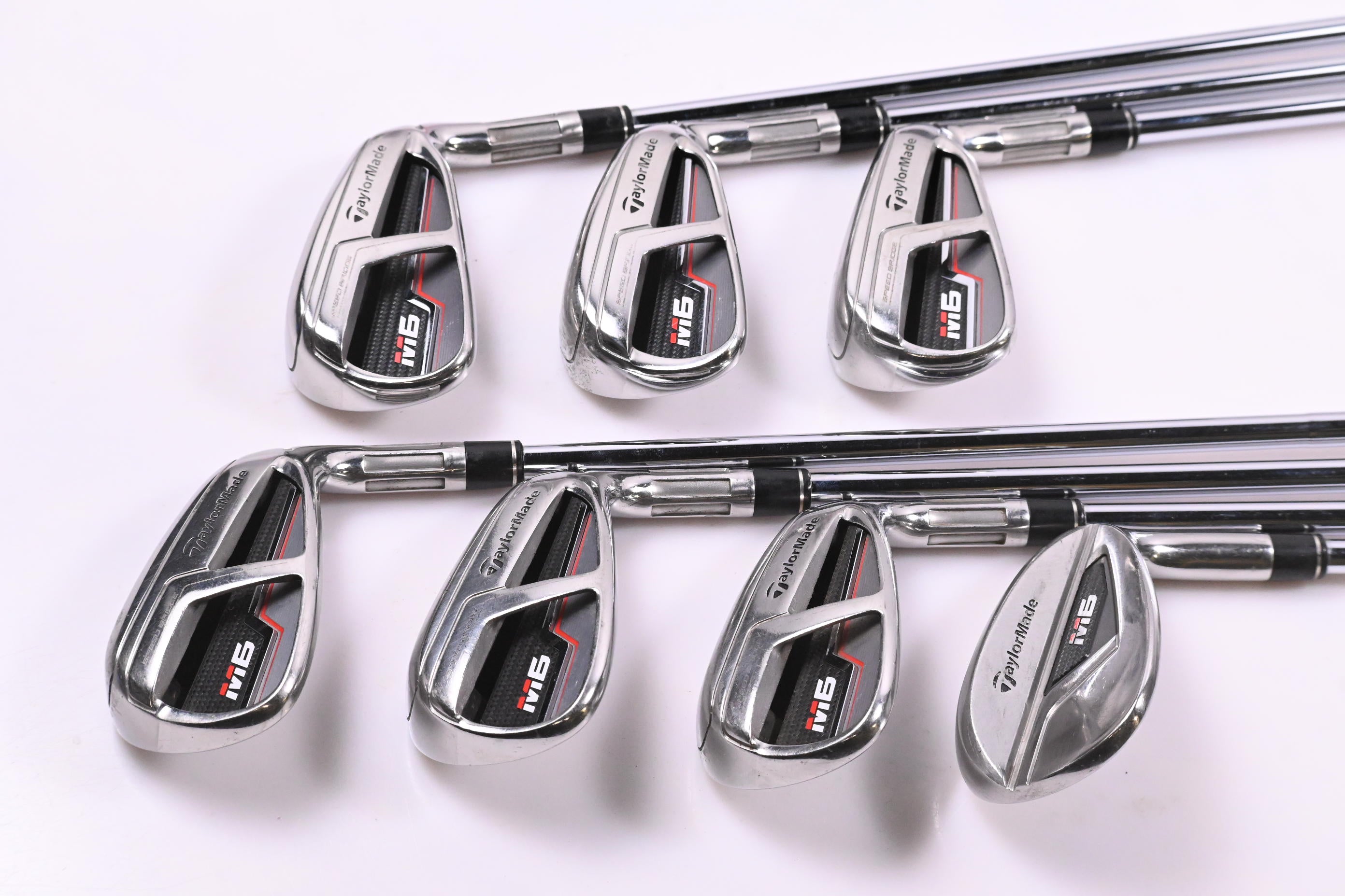 Taylormade M6 Irons / 5-PW+SW / Regular Flex KBS MAX 85 Shafts