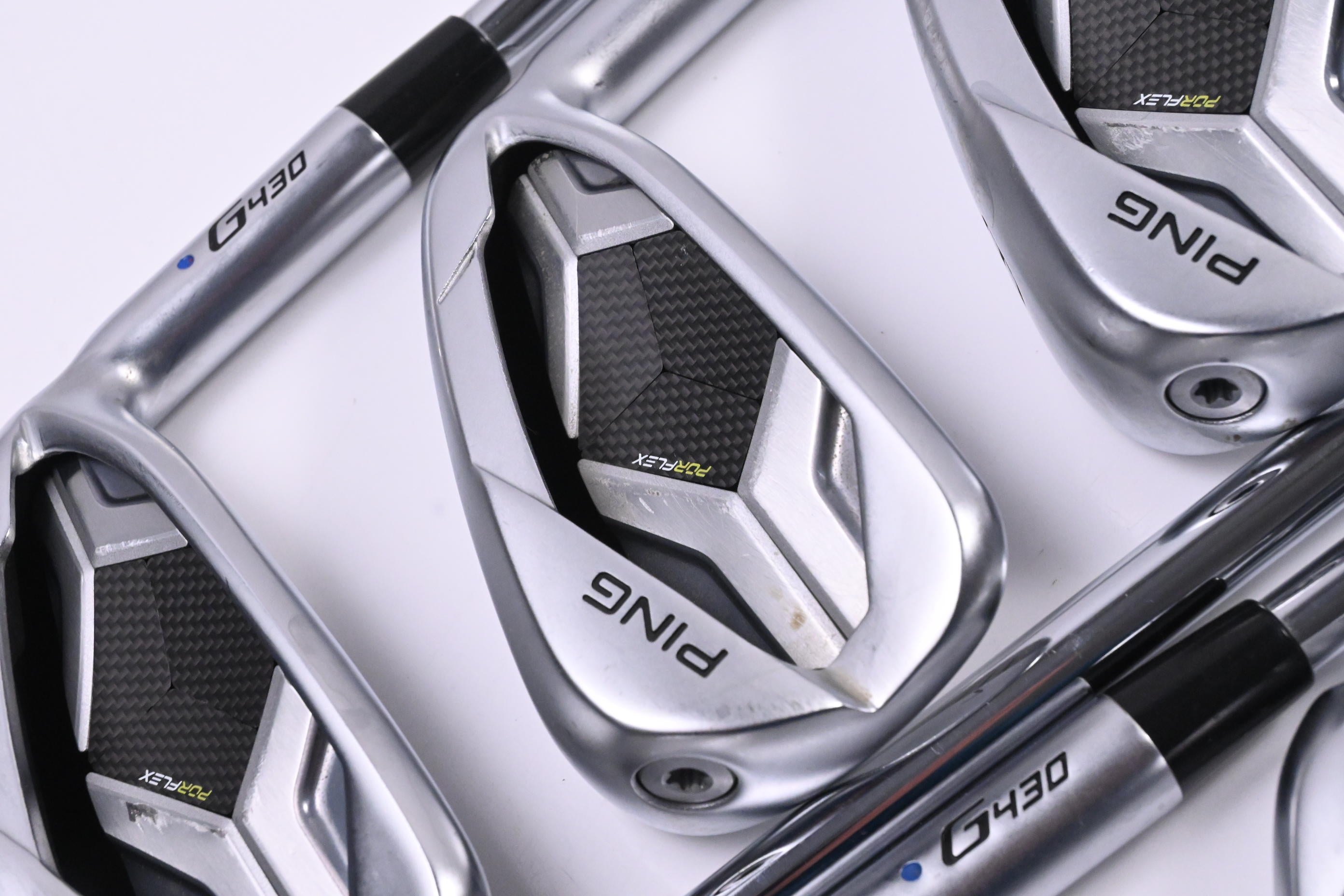 Ping G430 Irons / 6-PW+45+54 / Blue Dot / Stiff Flex Dynamic Gold S300 Shafts