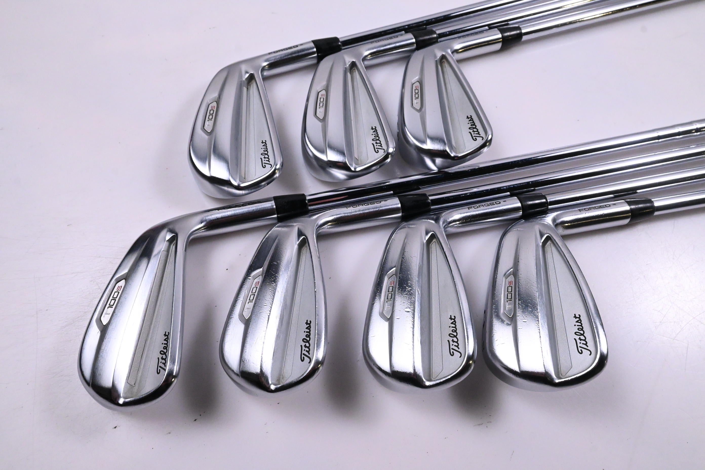 Titleist T100.S 2021 Irons / 4-PW / Stiff Flex AMT Black S300 Shafts