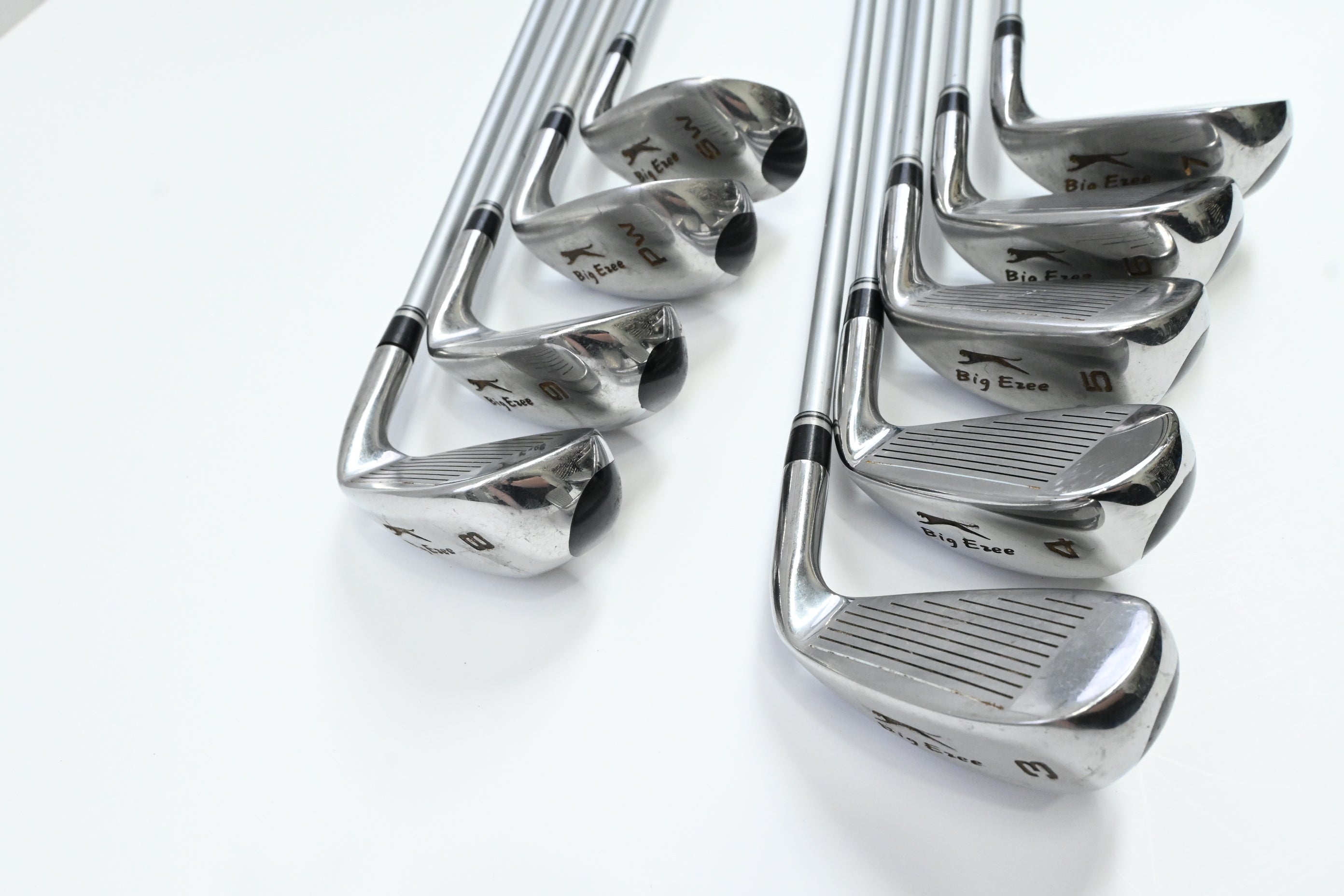 Left Hand Slazenger Big Ezee Irons / 3-PW+SW / Regular Flex Slazenger IWS Shafts