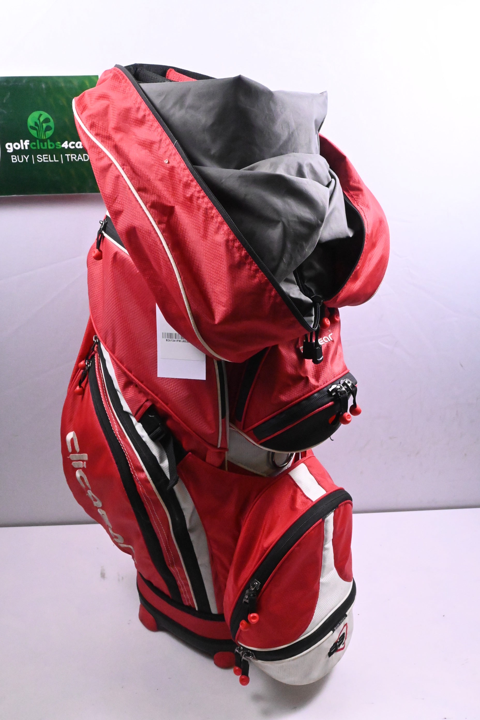 Clicgear B3 Cart Bag / 14-Way Divider / Red, Black, Whiite