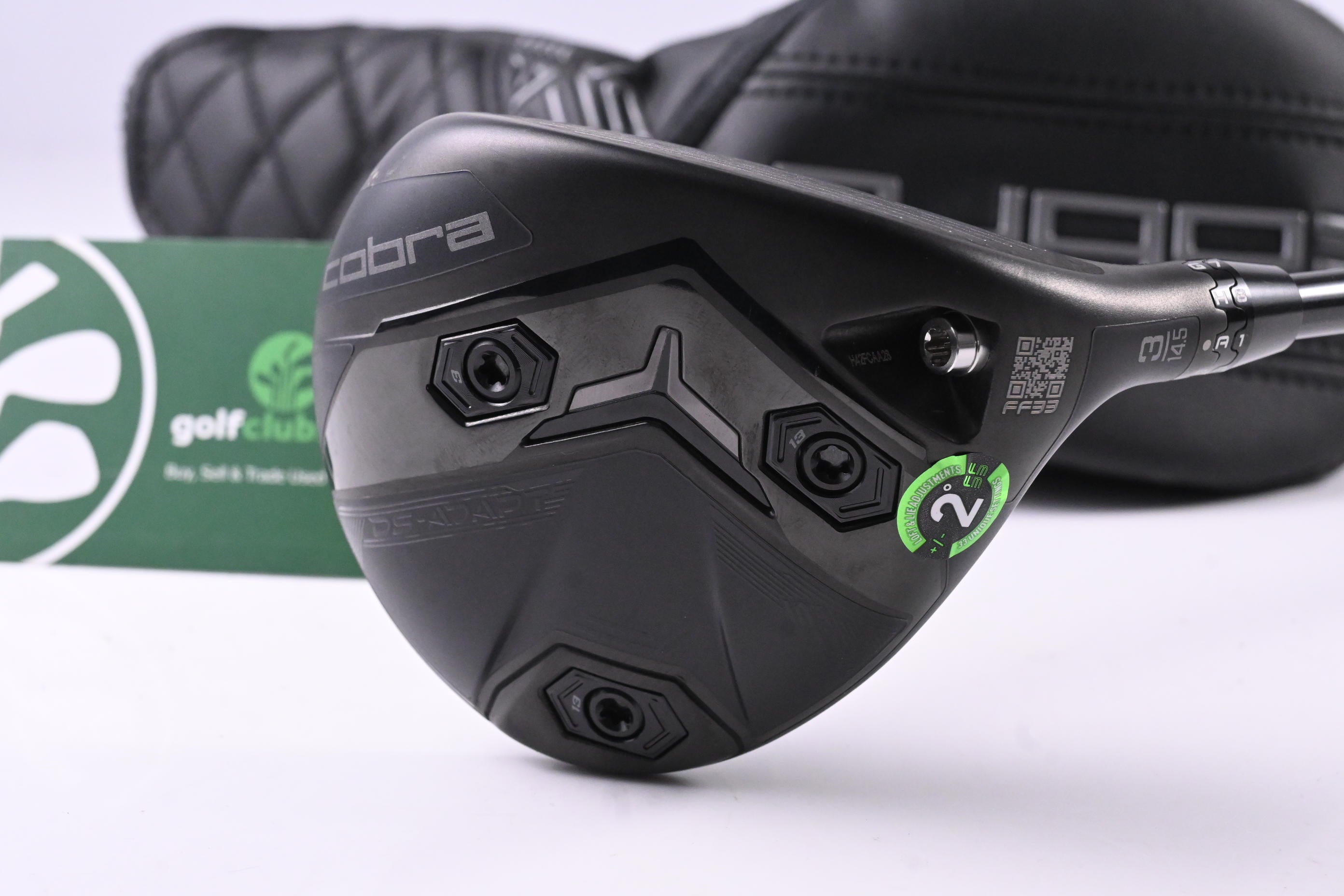 Cobra DS-Adapt LS Titanium #3 Wood / 14.5 Degree / X-Flex Denali Black 70 Shaft