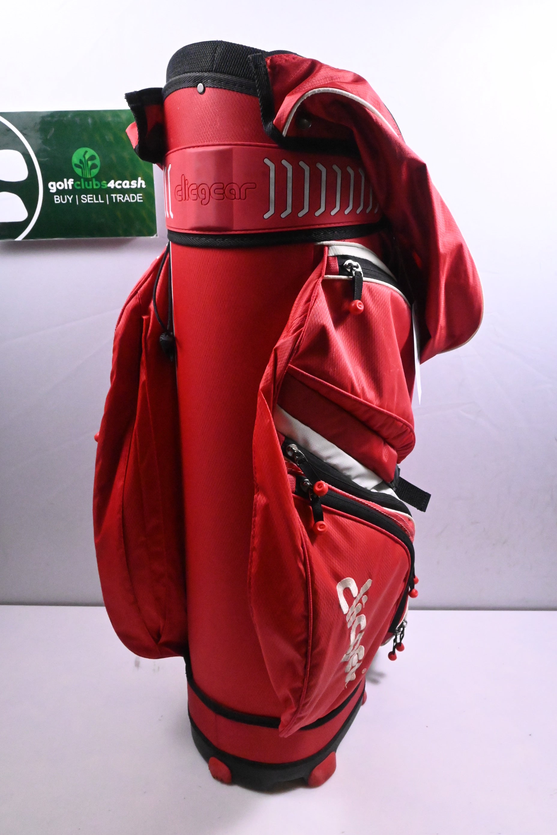 Clicgear B3 Cart Bag / 14-Way Divider / Red, Black, Whiite