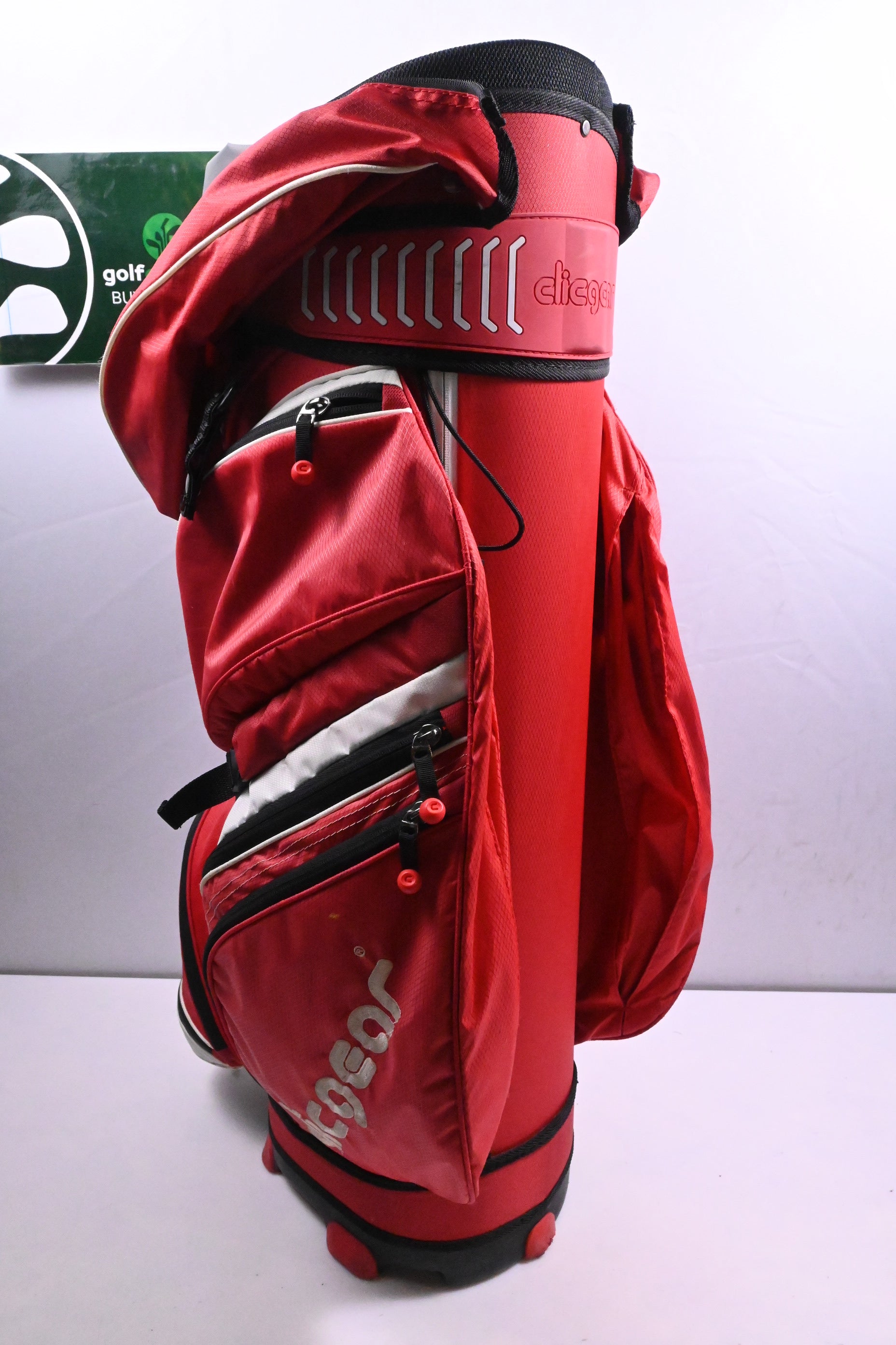 Clicgear B3 Cart Bag / 14-Way Divider / Red, Black, Whiite