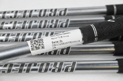 Callaway Apex TCB Irons / 5-PW / Stiff Flex Project X IO 110 Steel Shafts