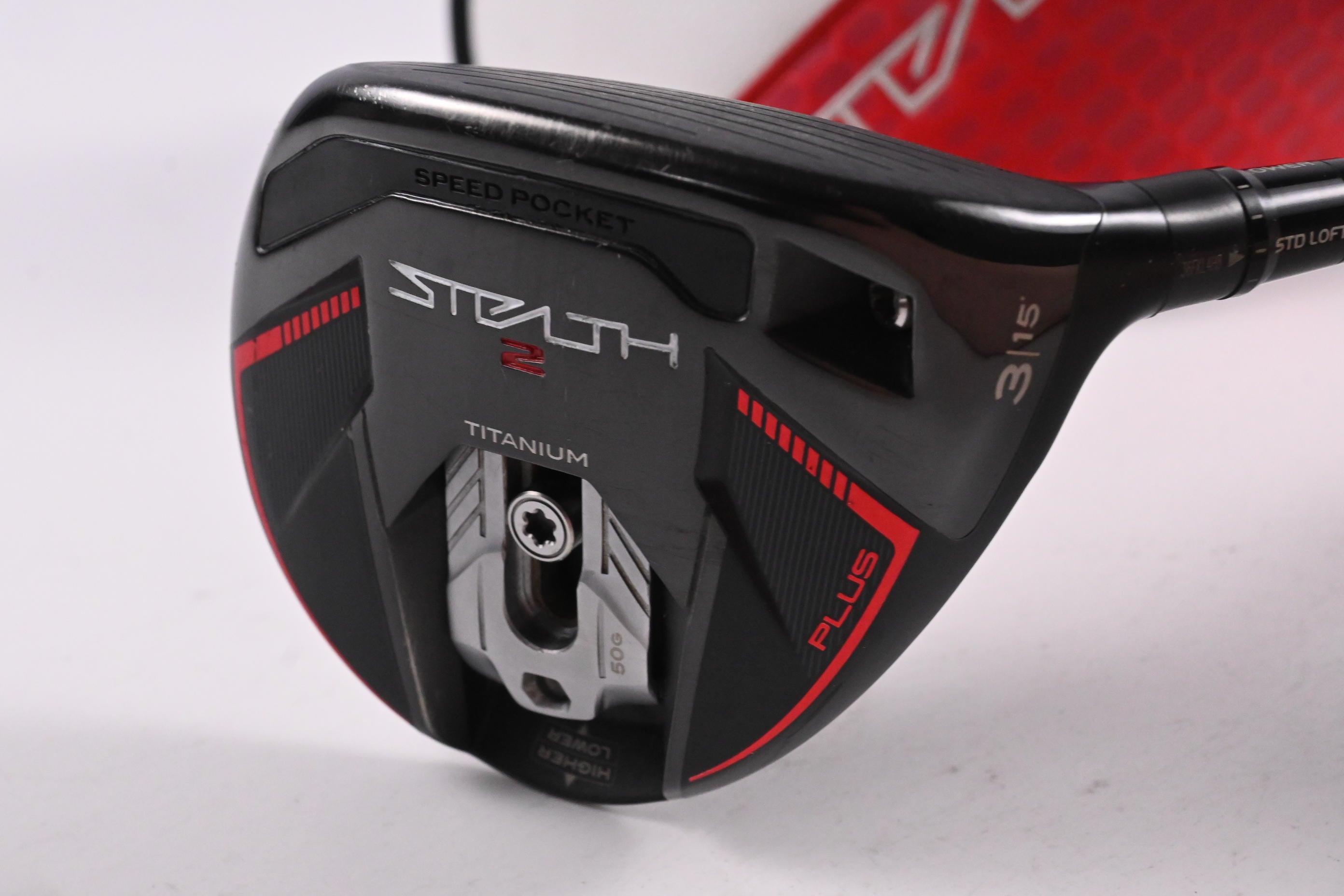 Taylormade Stealth 2 Plus #3 Wood / 15 Degree / Stiff Flex Kai'li Red 75 Shaft