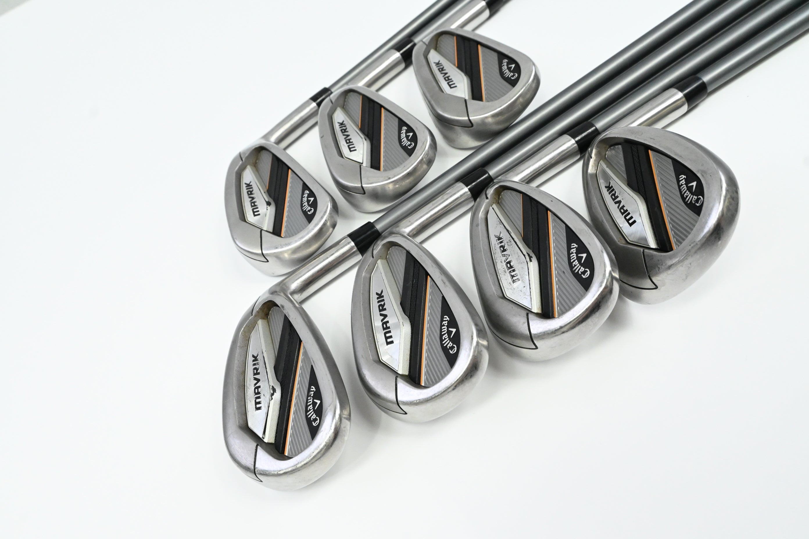 Callaway Mavrik Irons / 5-PW+SW / Regular Flex Project X Catalyst 65 Shafts