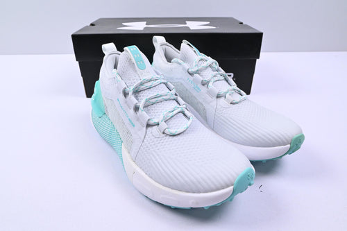 Ladies Under Armour Phantom Golf Shoes / UK Size 4.5 / White & Teal