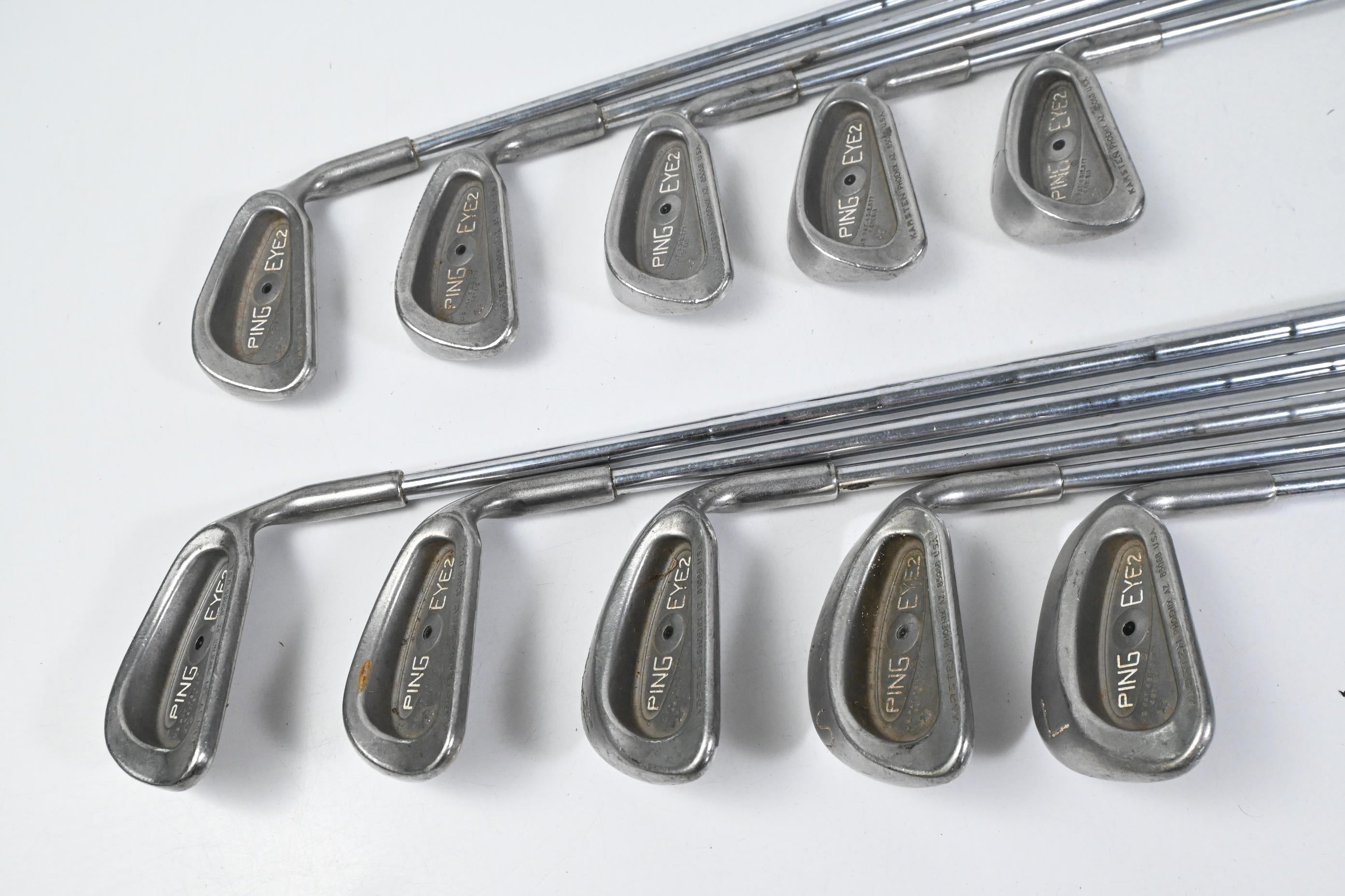 Ping Eye 2+ Irons / 3-PW+SW+LW / Black Dot / Stiff Flex Ping Karsten Shafts