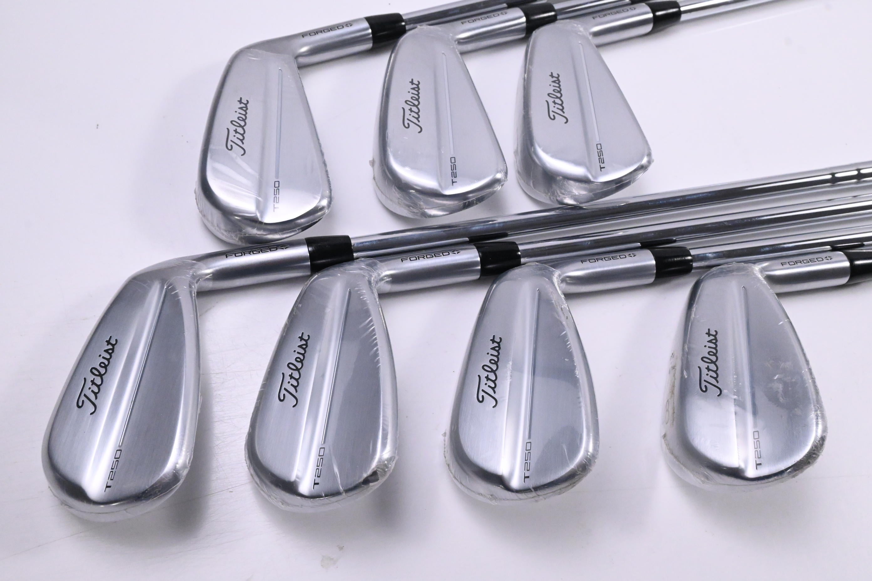 Titleist T250 2025 Irons / 5-PW+GW / Stiff Flex True Temper AMT Black Shafts