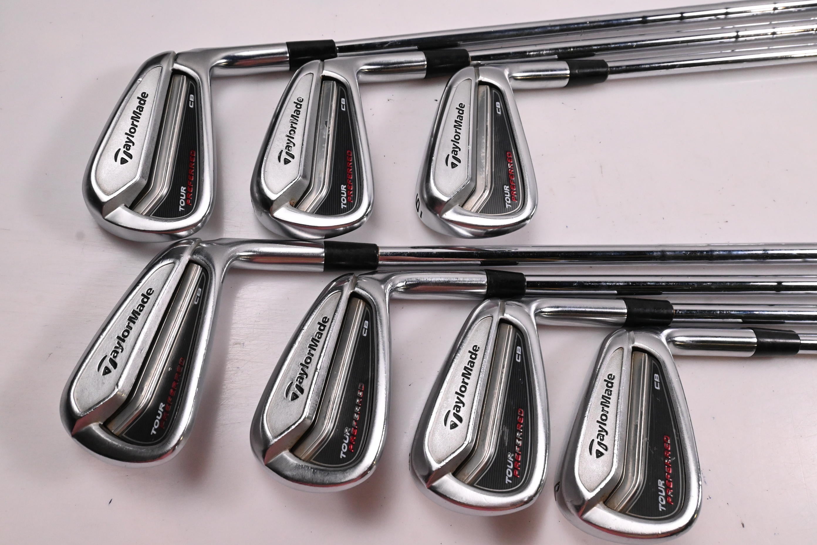 Taylormade Tour Preferred CB 2014 Irons / 4-PW / Stiff Flex KBS Tour Shafts