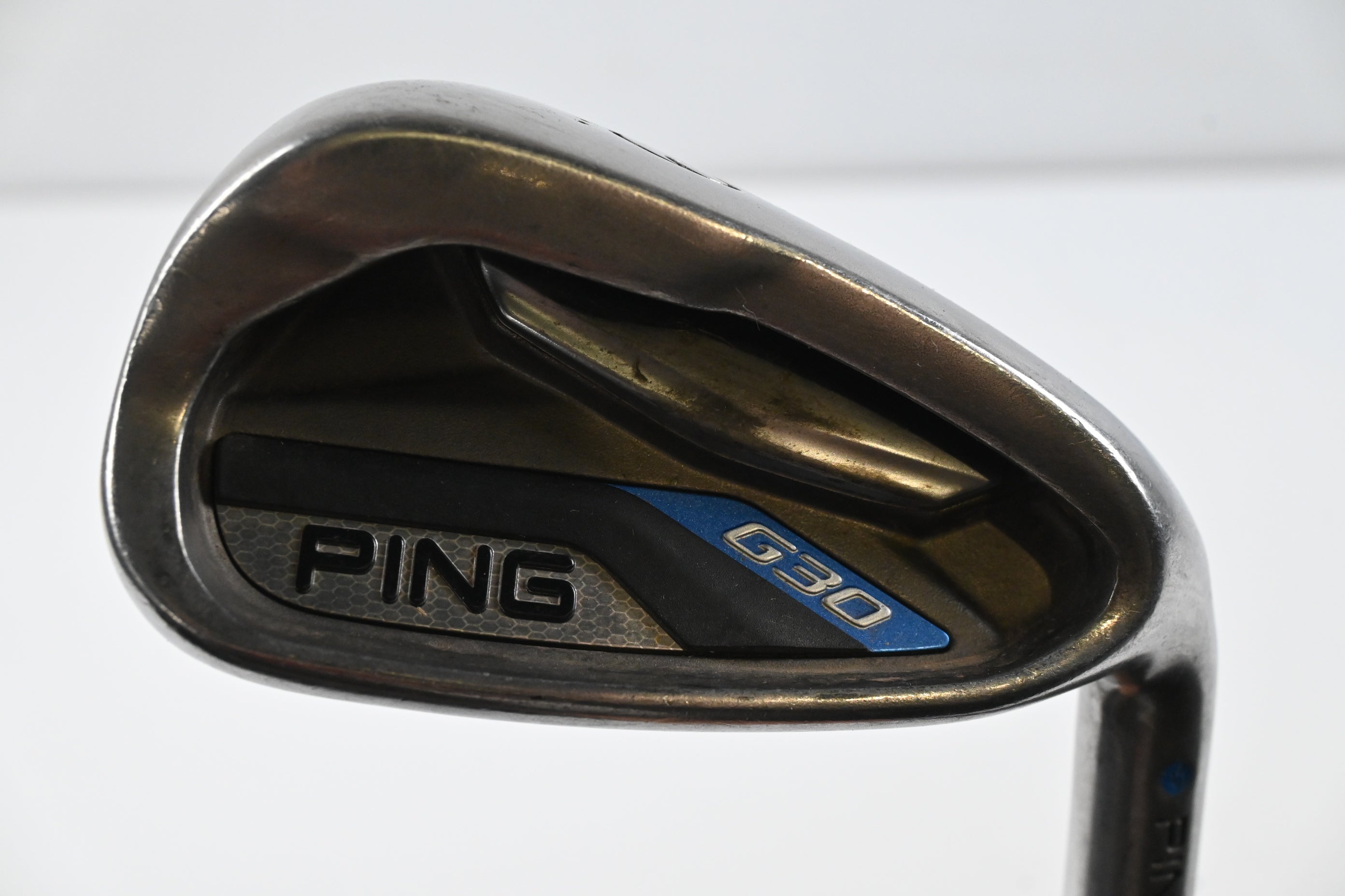 Ping G30 #9 Iron / Blue Dot / Regular Flex Ping CFS Distance Shaft