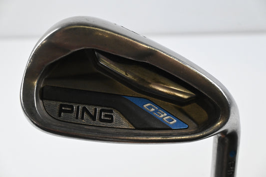 Ping G30 #9 Iron / Blue Dot / Regular Flex Ping CFS Distance Shaft