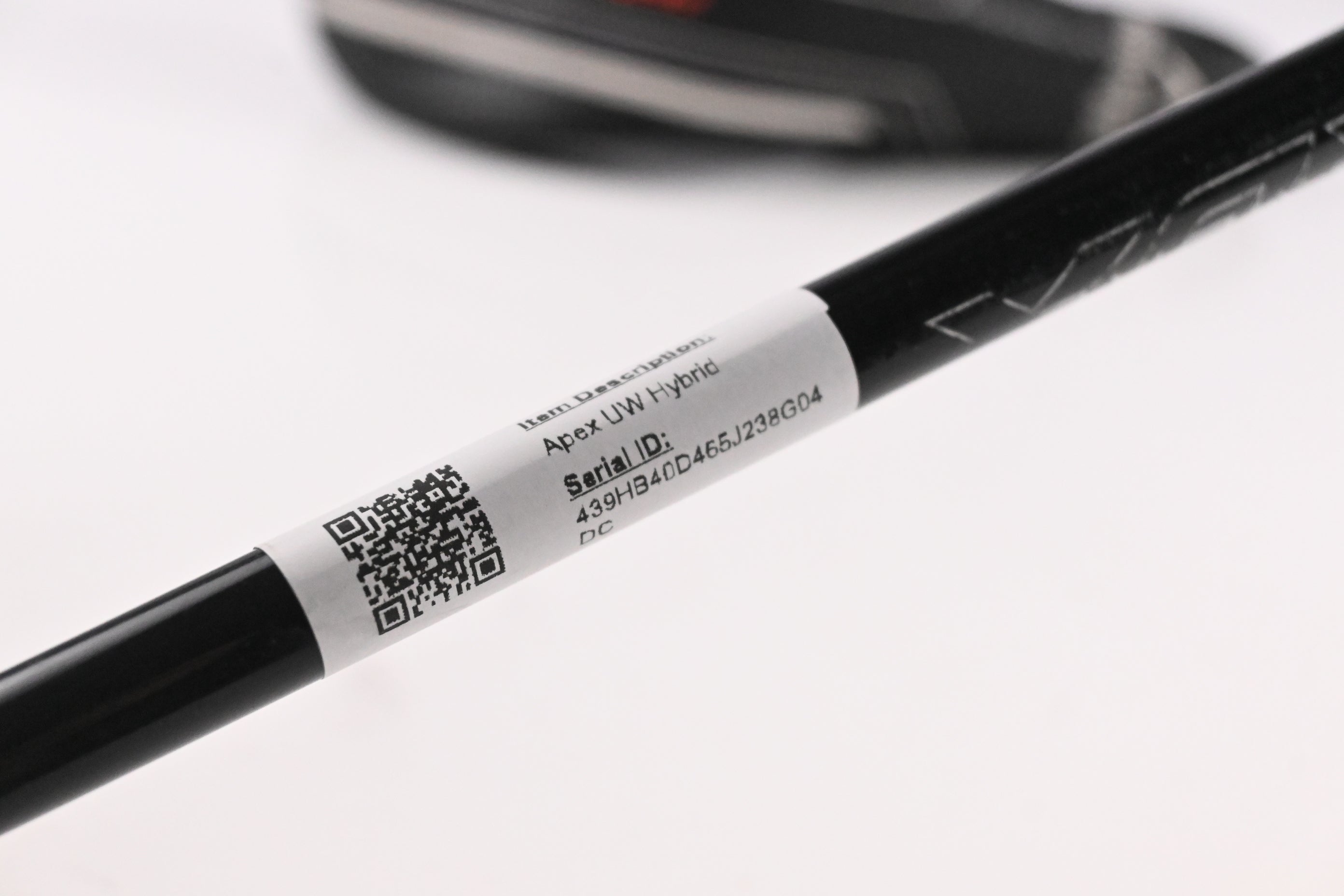 Callaway Apex UW #3 Hybrid / 19 Degree / Stiff Flex HZRDUS Smoke Black RDX 70