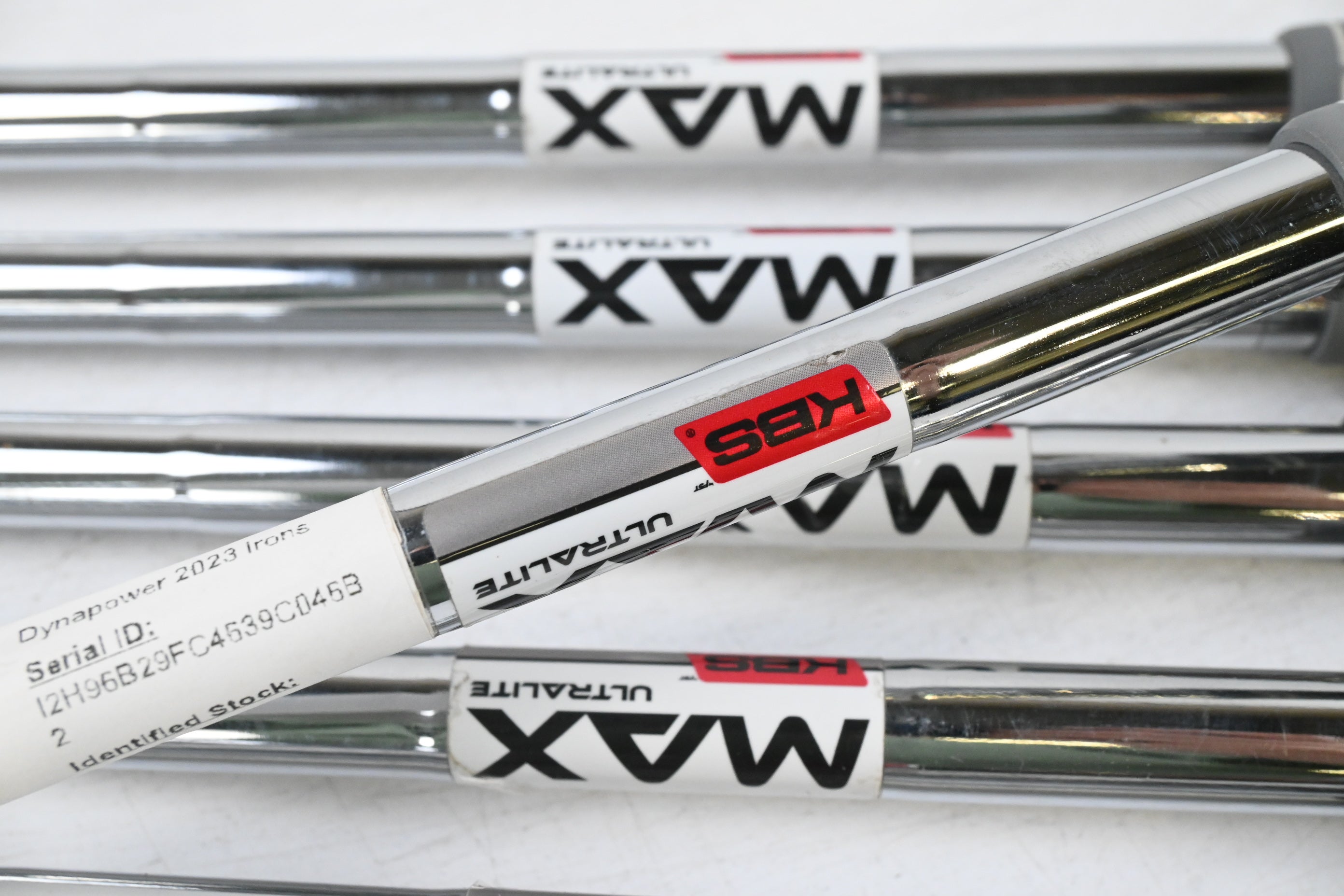 Wilson Dynapower 2023 Irons / 5-PW / Regular Flex KBS MAX Ultralite Shafts