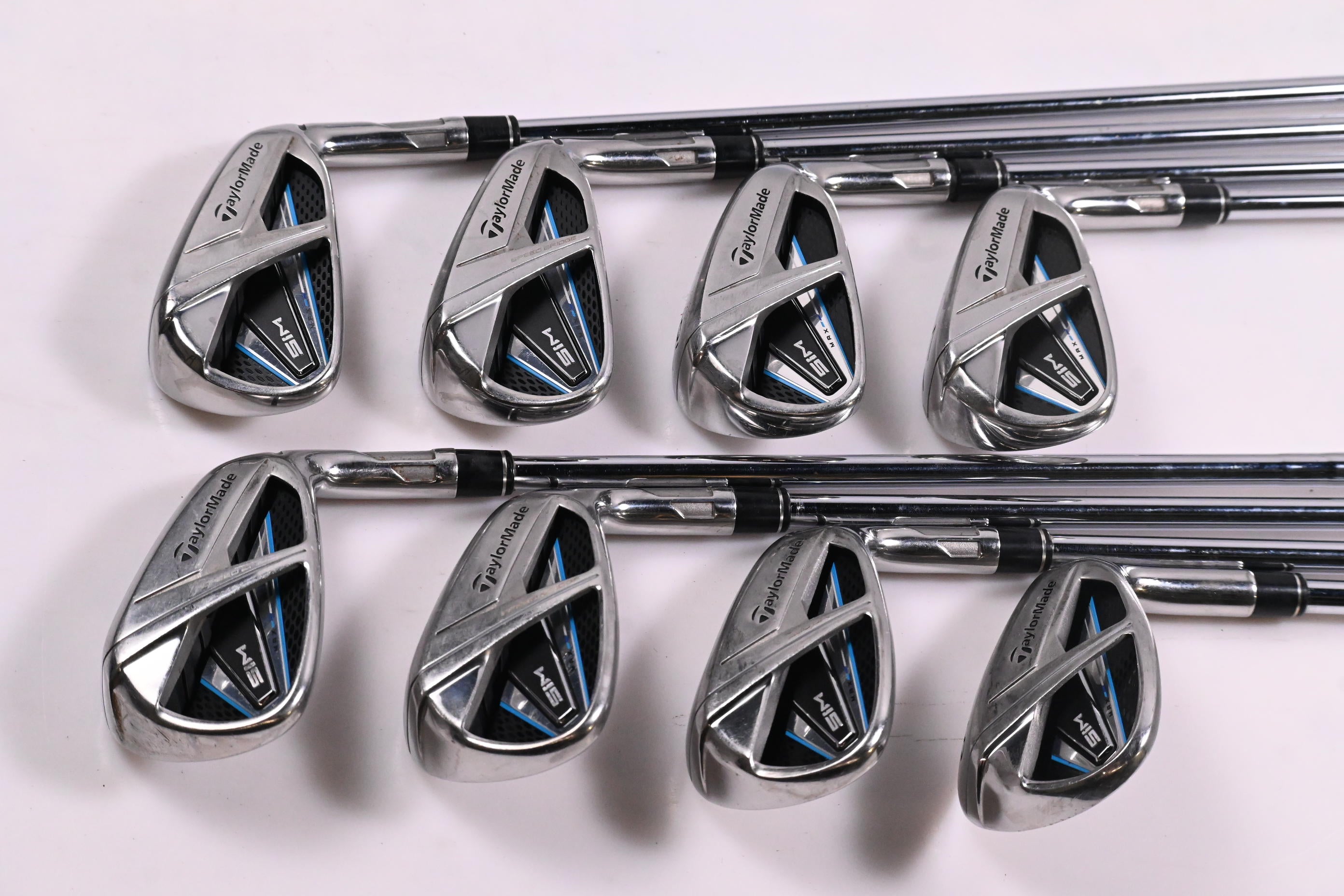 Taylormade SIM Max Irons / 4-PW+SW / Regular Flex KBS MAX 85 Shafts
