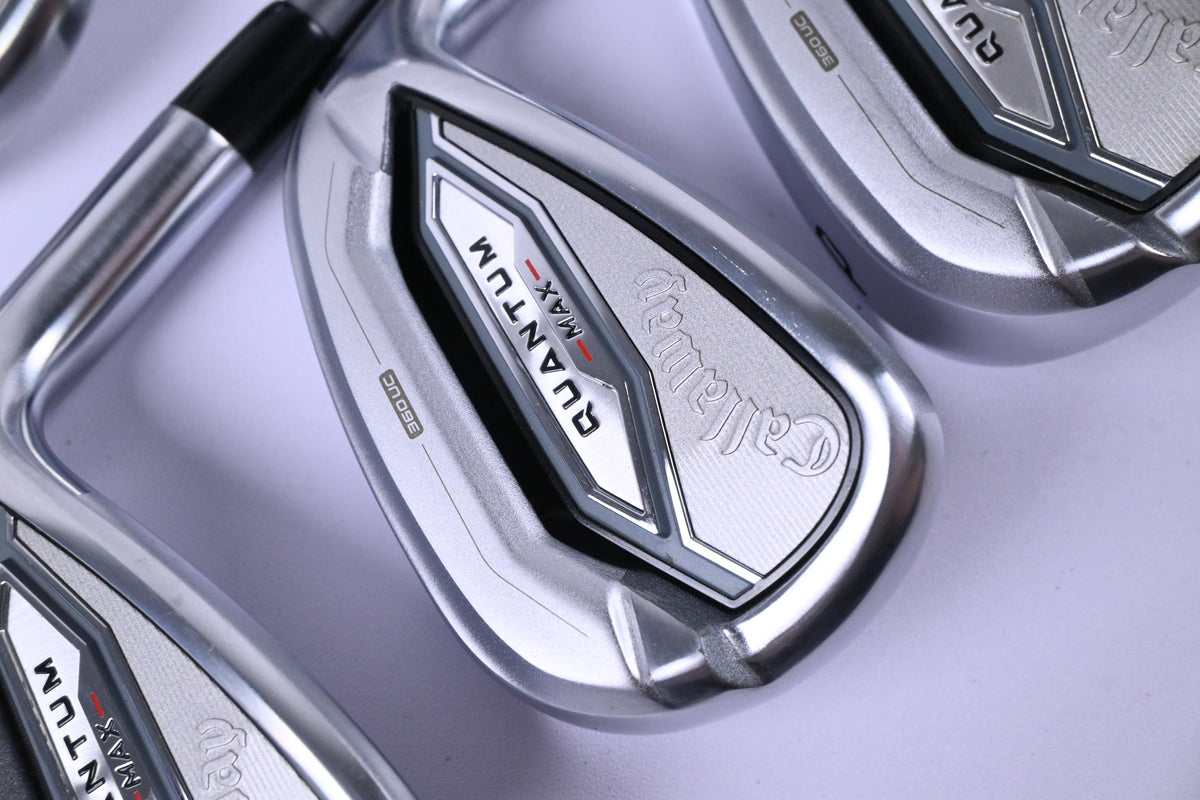 Callaway Quantum Max Irons / 5-PW+GW / Regular Flex Denali Frost Silver 60
