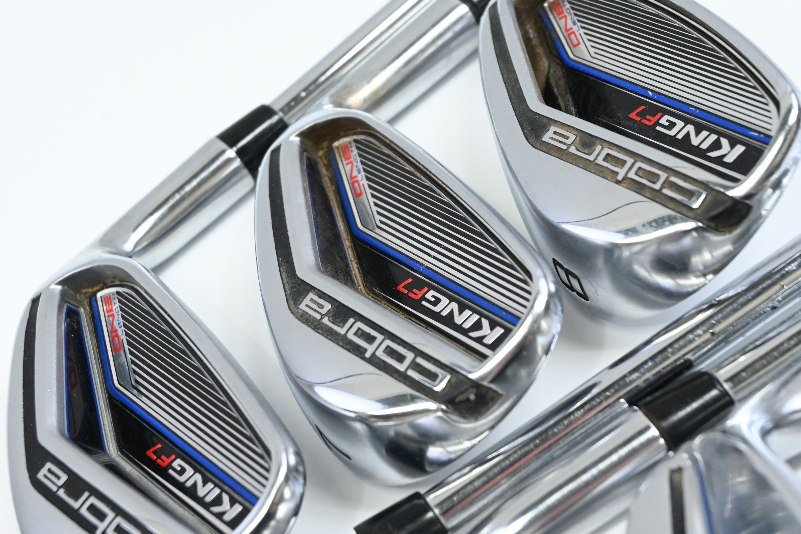Cobra King F7 One Length Irons / 6-PW+GW+56° / Stiff Flex Cobra King One Length