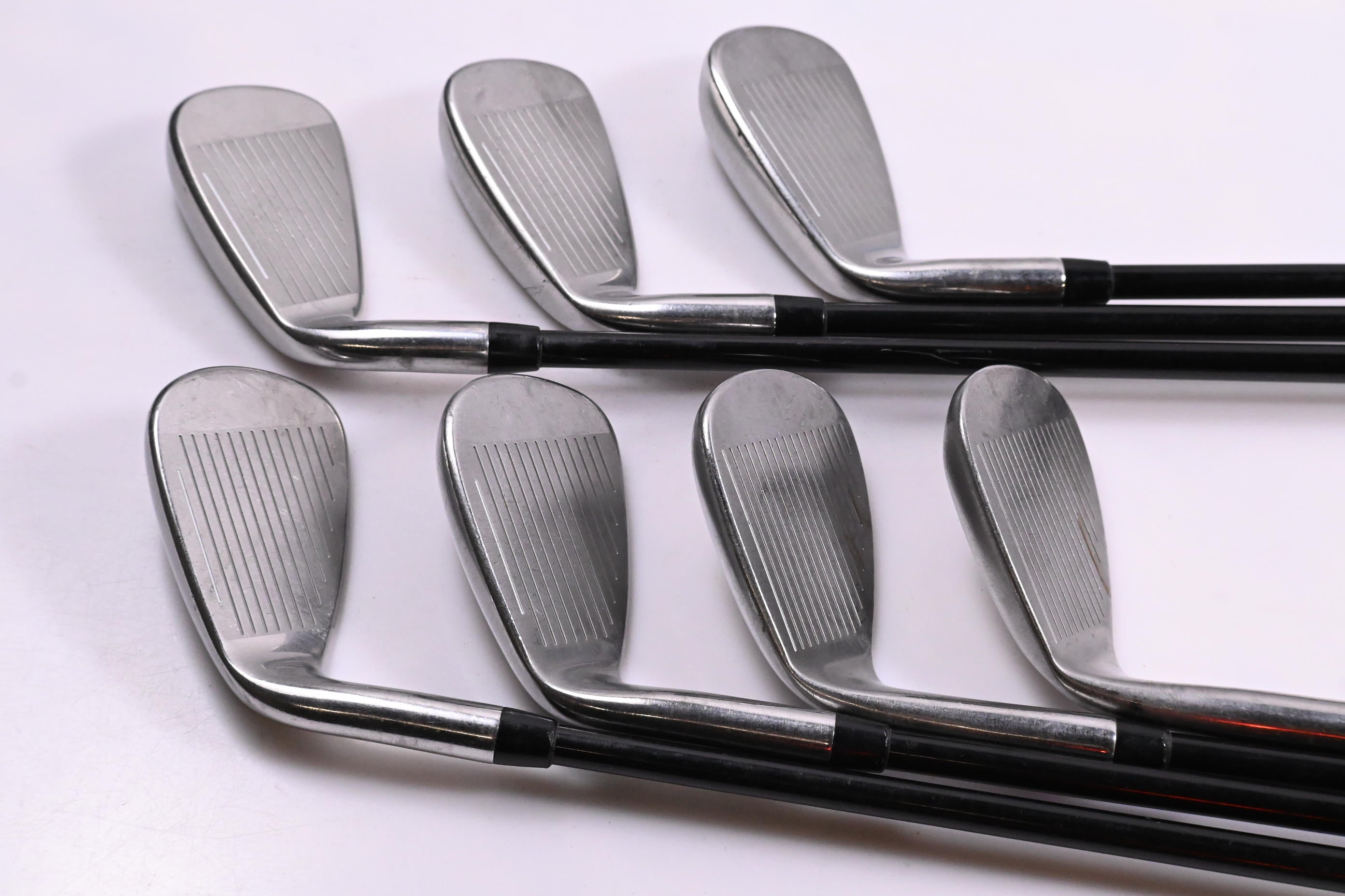 Ladies Cobra King F8 Irons / 6-PW+GW+SW / Senior Flex Cobra Superlite 55 Shafts
