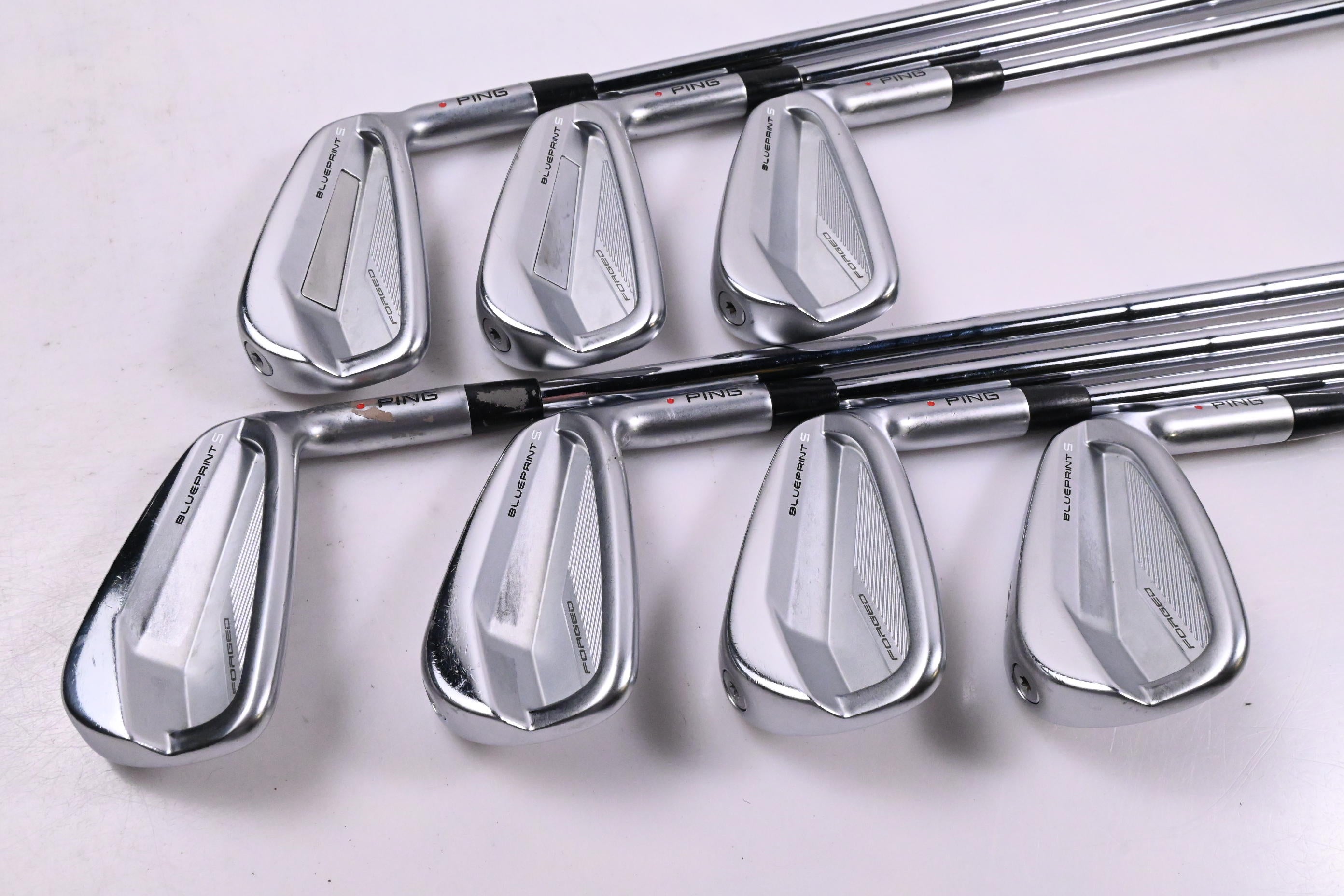 Ping Blueprint S Irons / 4-PW / Red Dot / X-Flex Dynamic Gold X100 Shafts