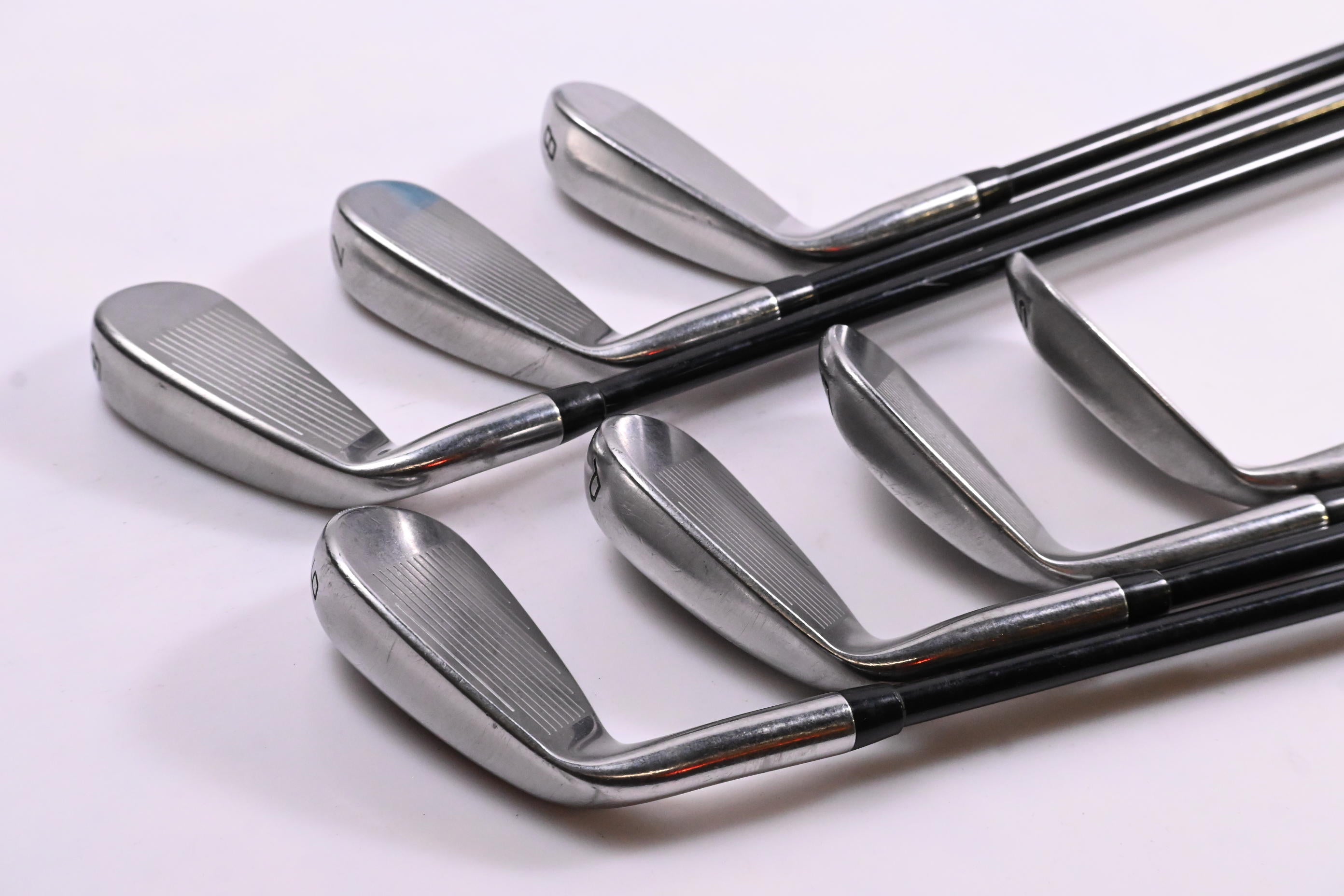 Ladies Cobra King F8 Irons / 6-PW+GW+SW / Senior Flex Cobra Superlite 55 Shafts