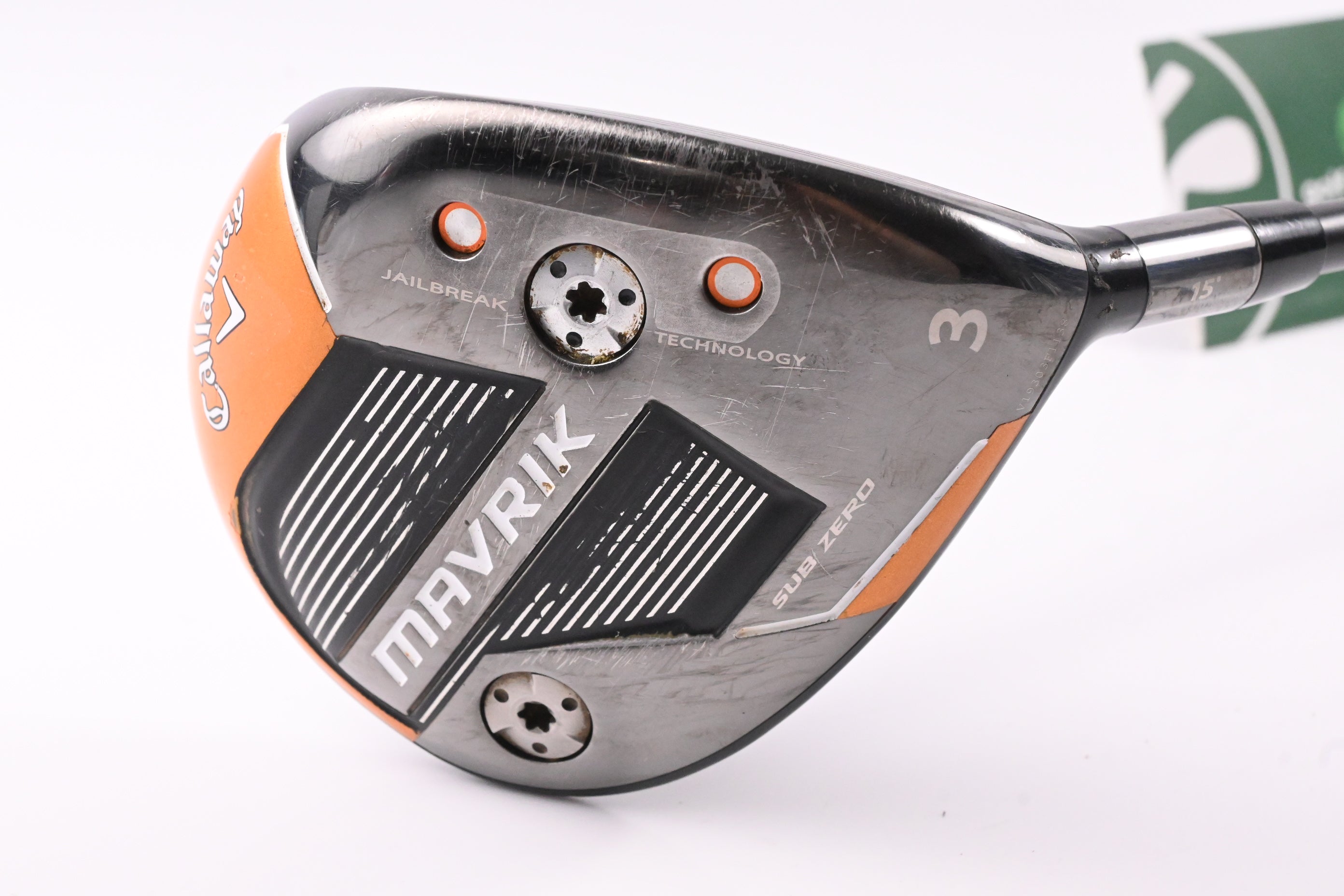 Callaway Mavrik Sub Zero #3 Wood / 15 Degree / Stiff Flex Rogue White 130 MSI 70