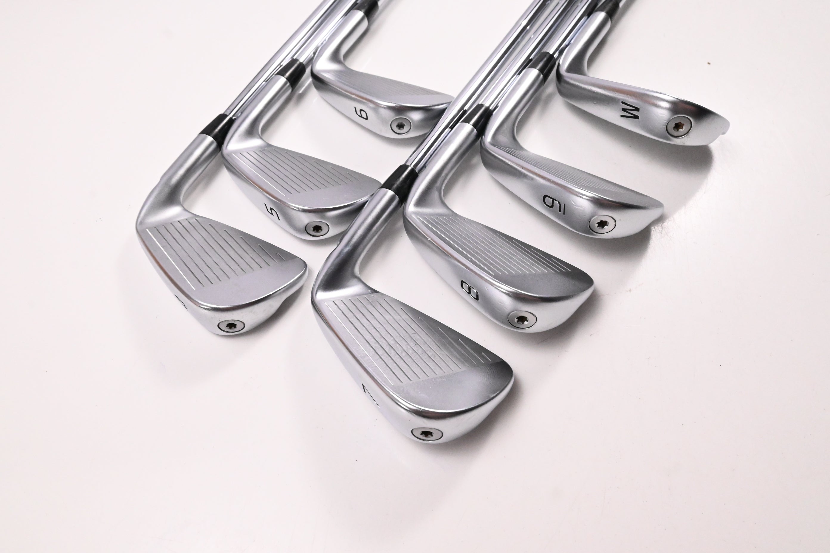 Left Hand Ping Blueprint S Irons / 4-PW / Green Dot / X-Flex Dynamic Gold 120