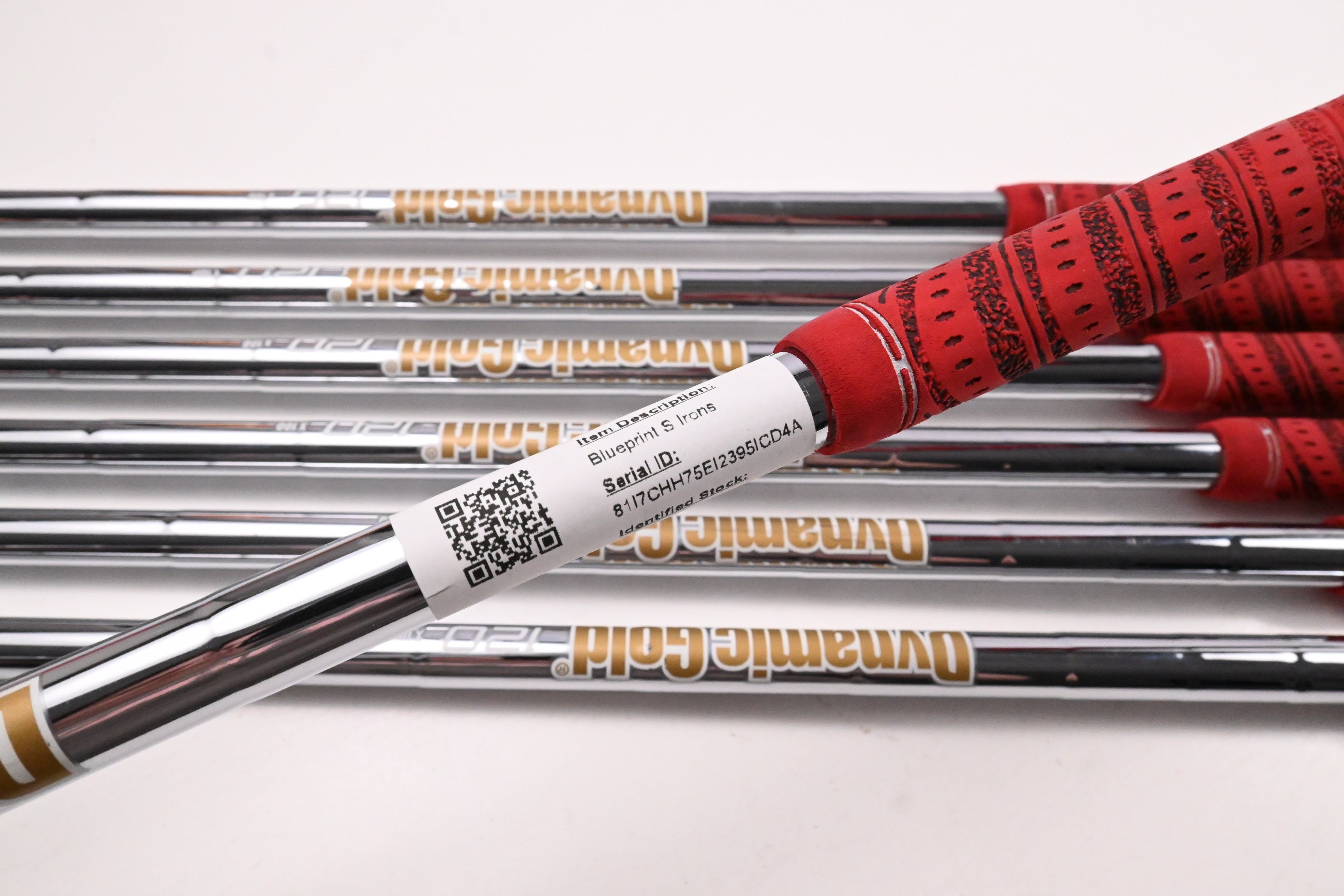 Left Hand Ping Blueprint S Irons / 4-PW / Green Dot / X-Flex Dynamic Gold 120