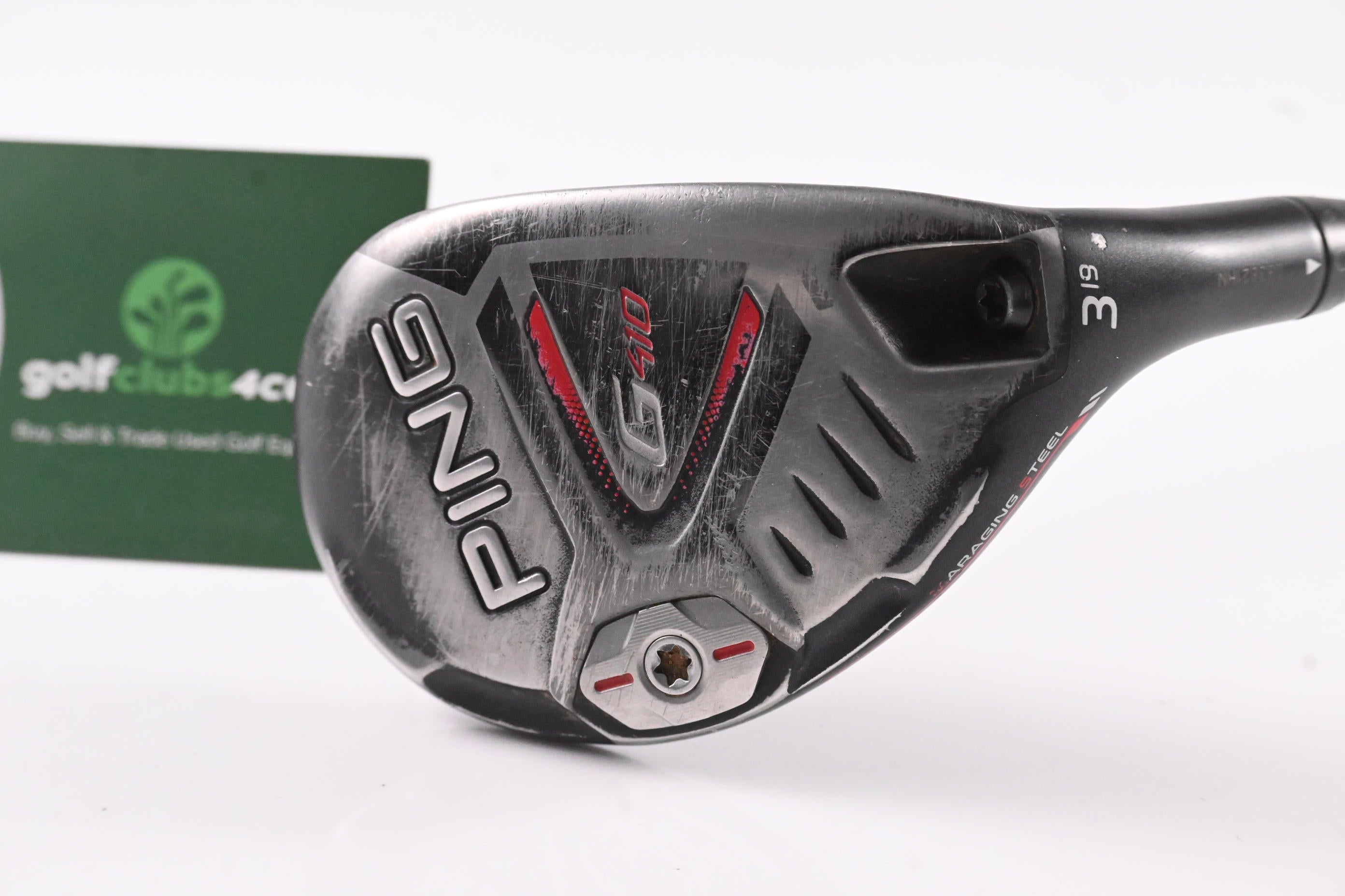 Ping G410 #3 Hybrid / 19 Degree / Regular Flex Ping Alta CB Red 70 Shaft