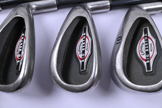 Callaway Big Bertha 2002 Irons / 4-PW / Firm Flex Callaway RCH 75i Shafts