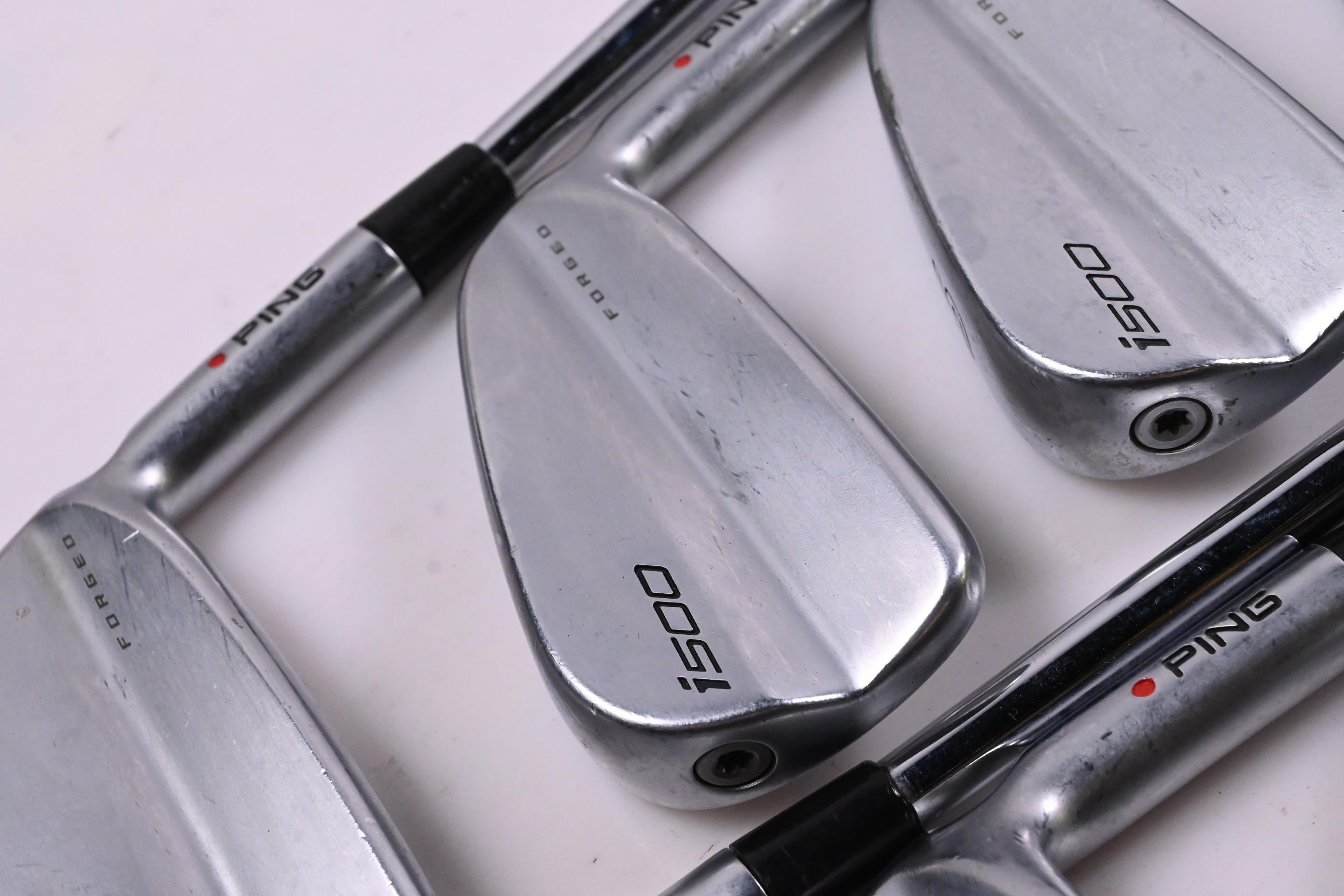 Ping i500 Irons / 3-PW / Red Dot / X-Flex Project X LZ 125 Steel Shafts