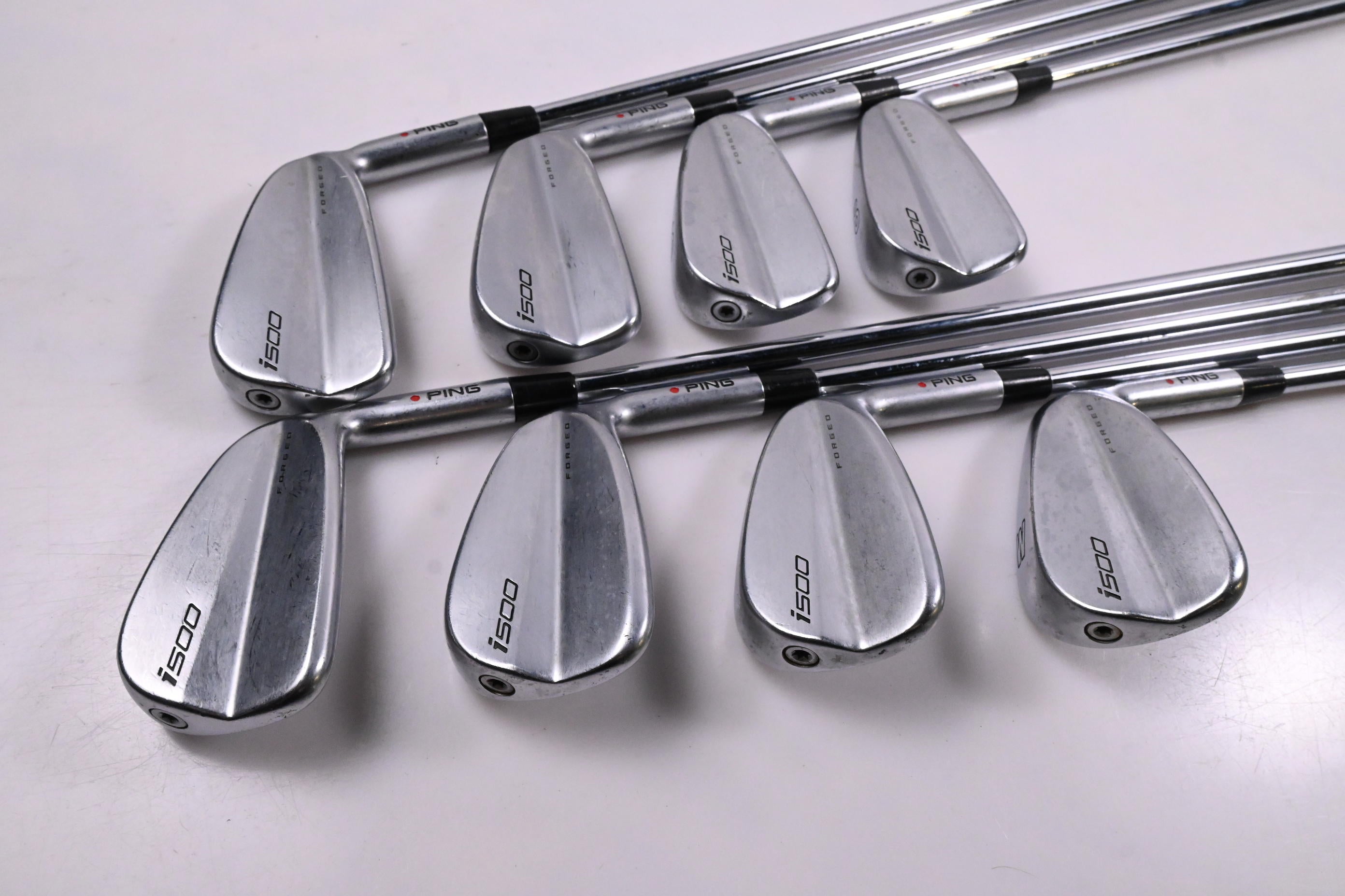 Ping i500 Irons / 3-PW / Red Dot / X-Flex Project X LZ 125 Steel Shafts