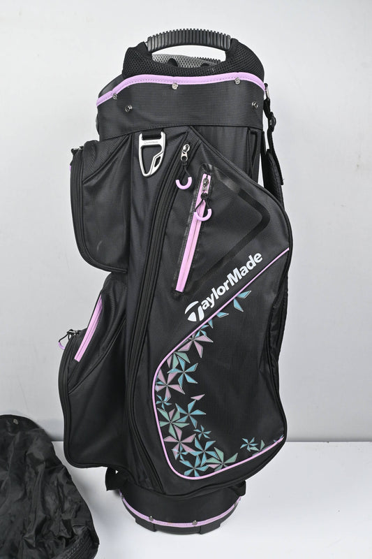 Ladies Taylormade Cart Bag / 15-Way Divider / Black, Purple