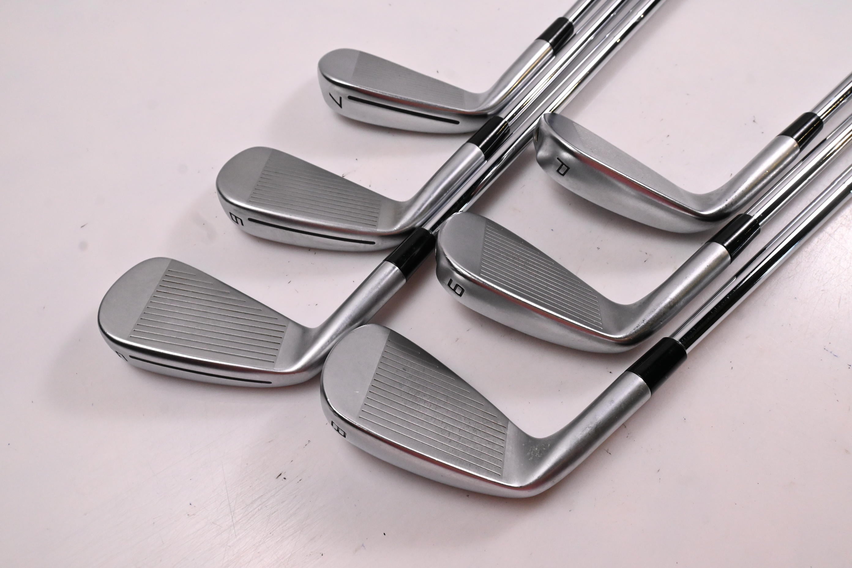 Taylormade P790 2021 Irons / 5-PW / Stiff Flex KBS Tour Steel Shafts