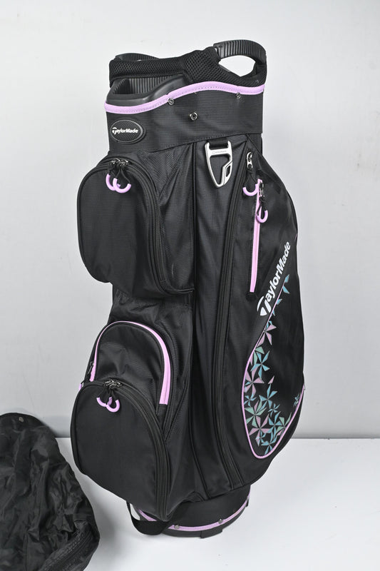 Ladies Taylormade Cart Bag / 15-Way Divider / Black, Purple