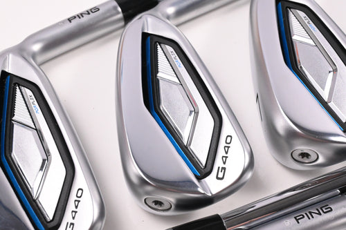 Ping G440 Irons / 5-PW+52°+56° / Silver Dot / Regular Flex KBS Tour 110 Shafts
