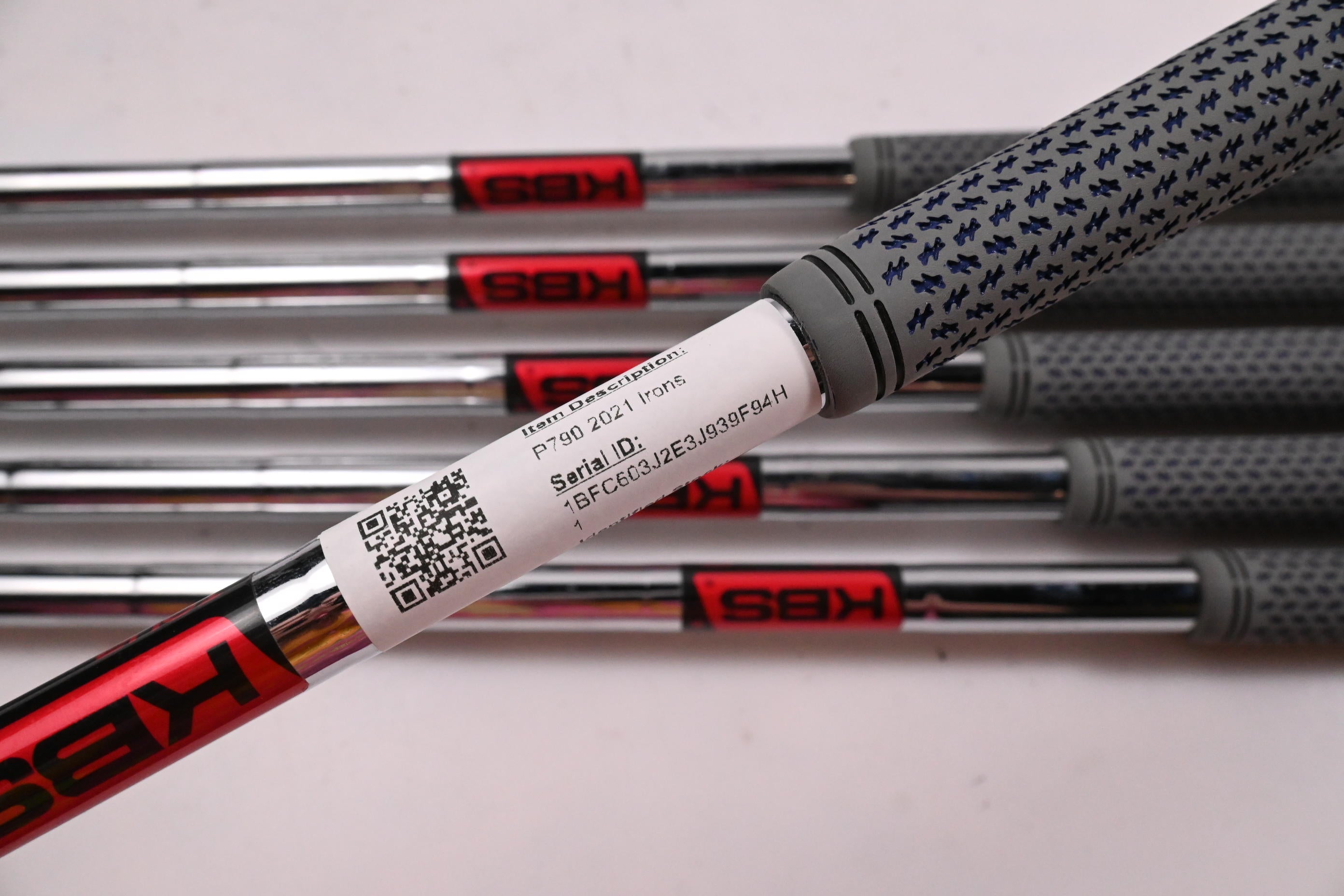 Taylormade P790 2021 Irons / 5-PW / Stiff Flex KBS Tour Steel Shafts