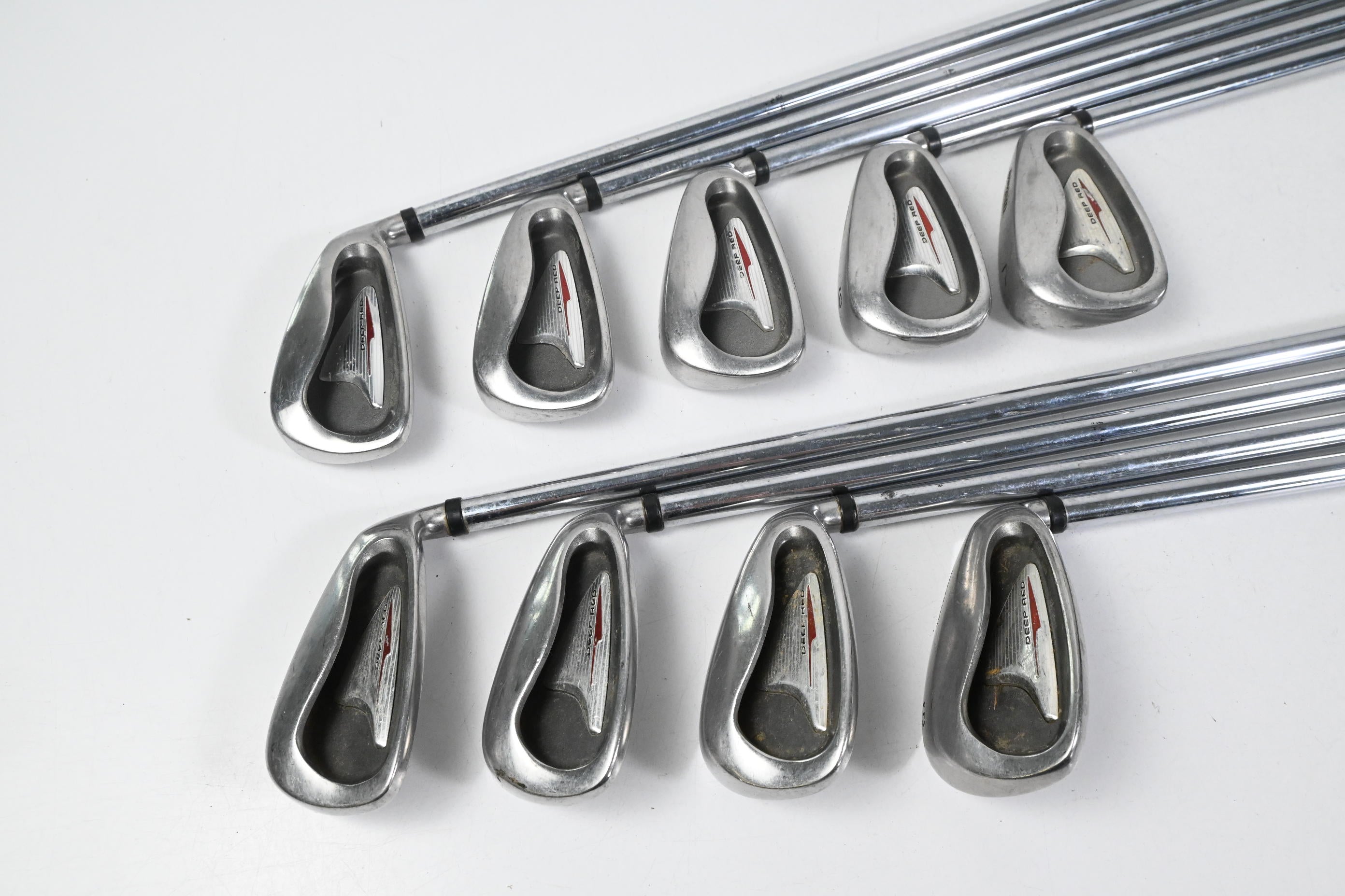 Wilson Deep Red Irons / 3-PW+SW / Regular Flex Step Control Shafts
