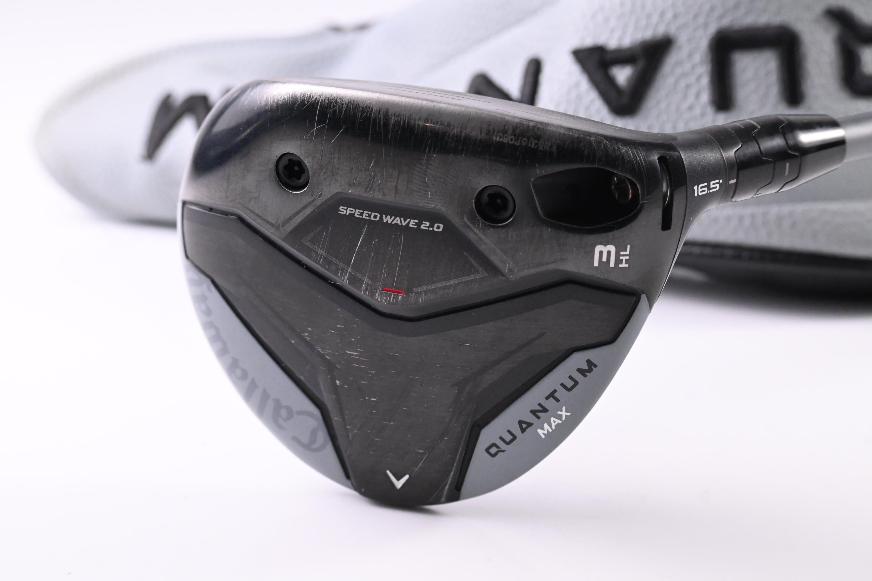 Callaway Quantum Max #3HL Wood / 16.5 Degree / Regular Flex Denali Frost Silver