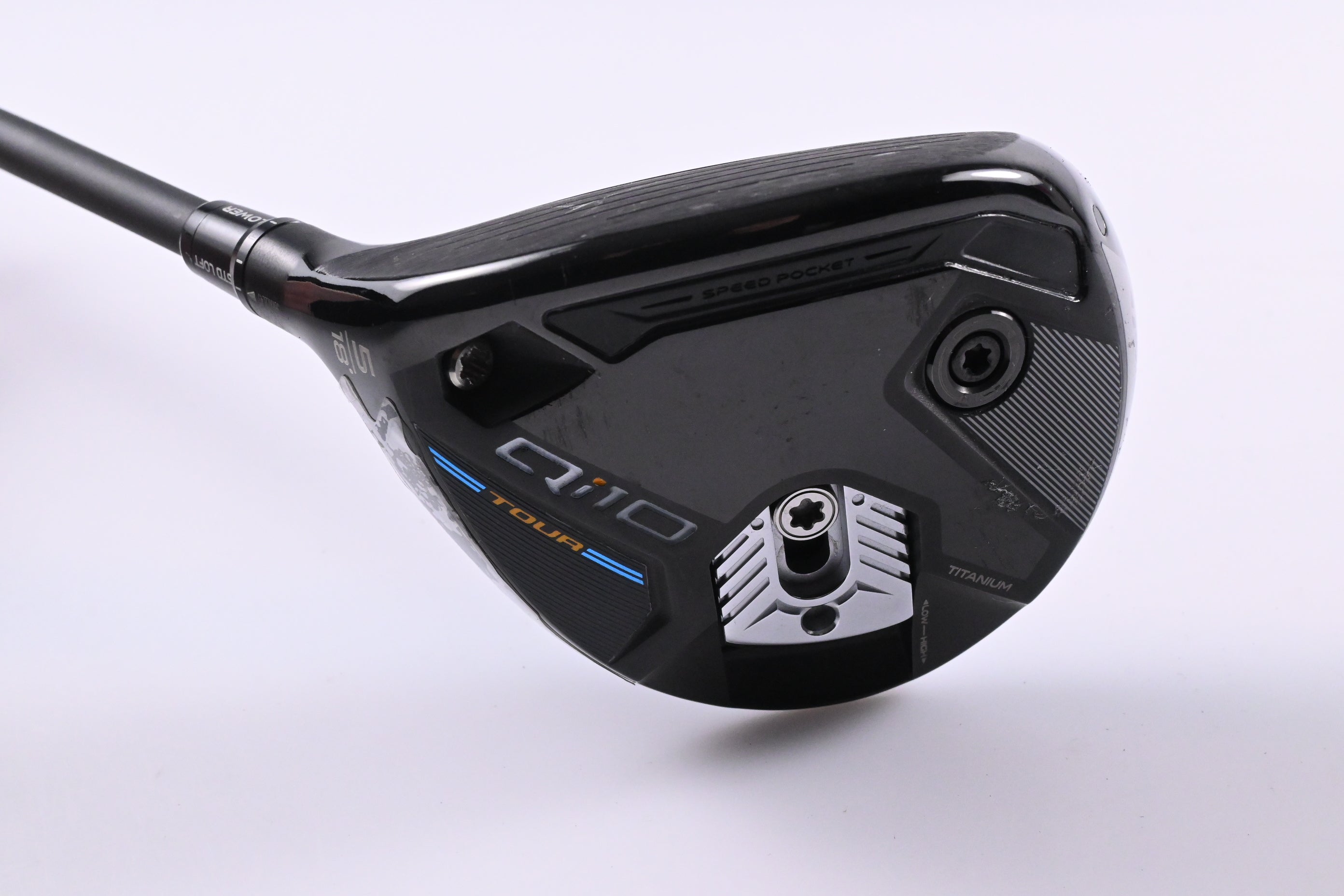 Left Hand Taylormade Qi10 Tour #5 Wood / 18 Degree / Regular Flex Tensei AV 65