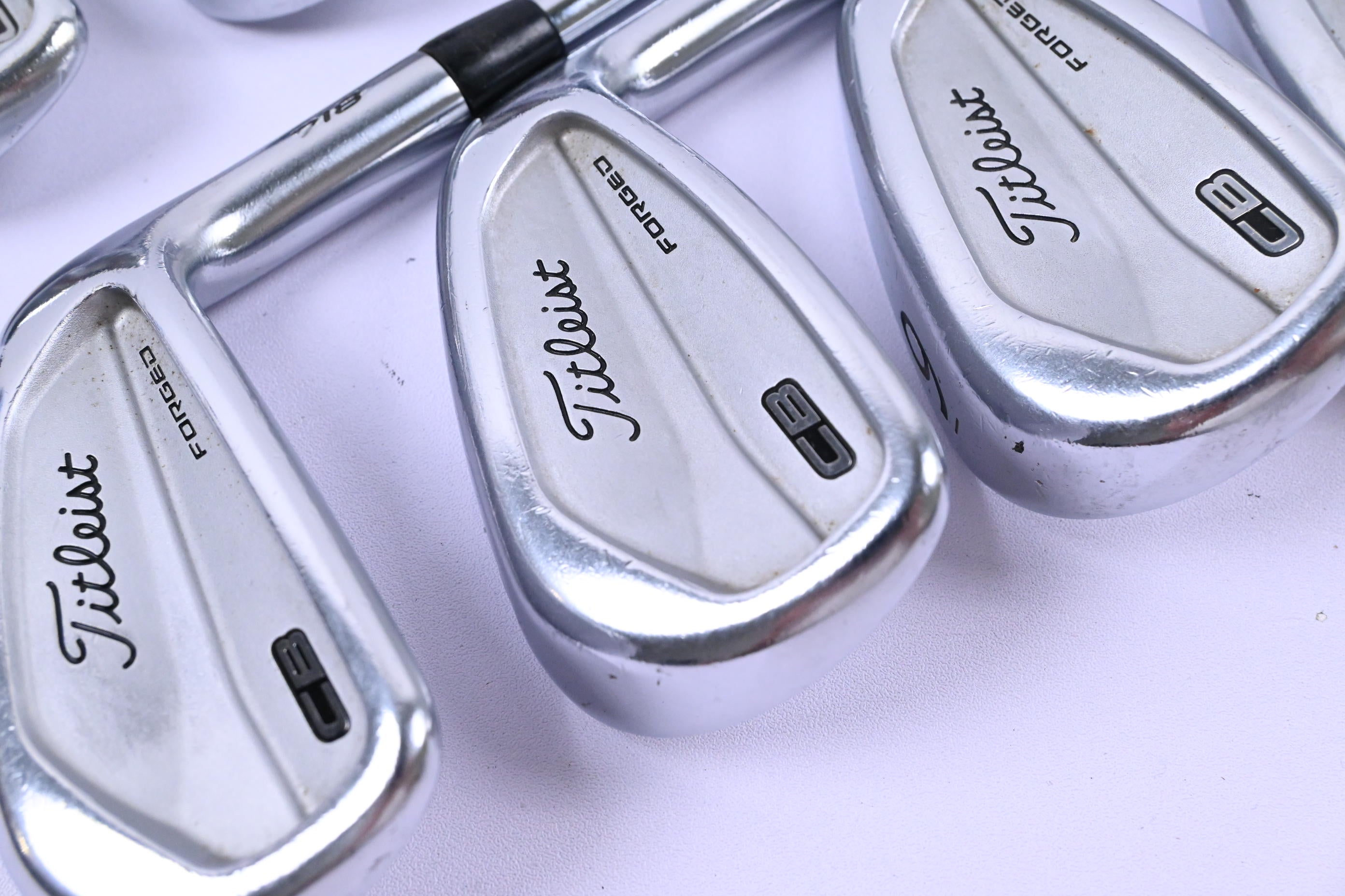 Titleist 718 CB Irons / 3-PW / Stiff Flex True Temper AMT Black S300 Shafts