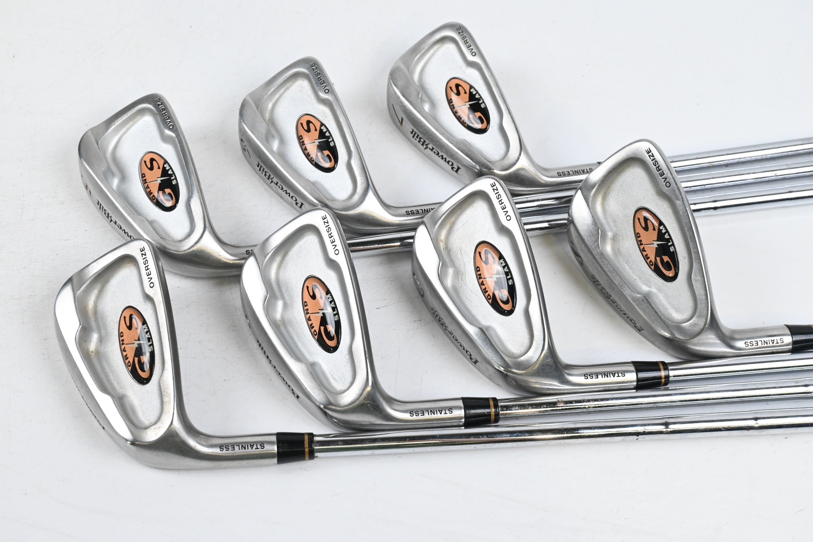 Left Hand Power Bilt GS Irons / 5-PW+SW / Regular Flex TT Lite XL Shafts